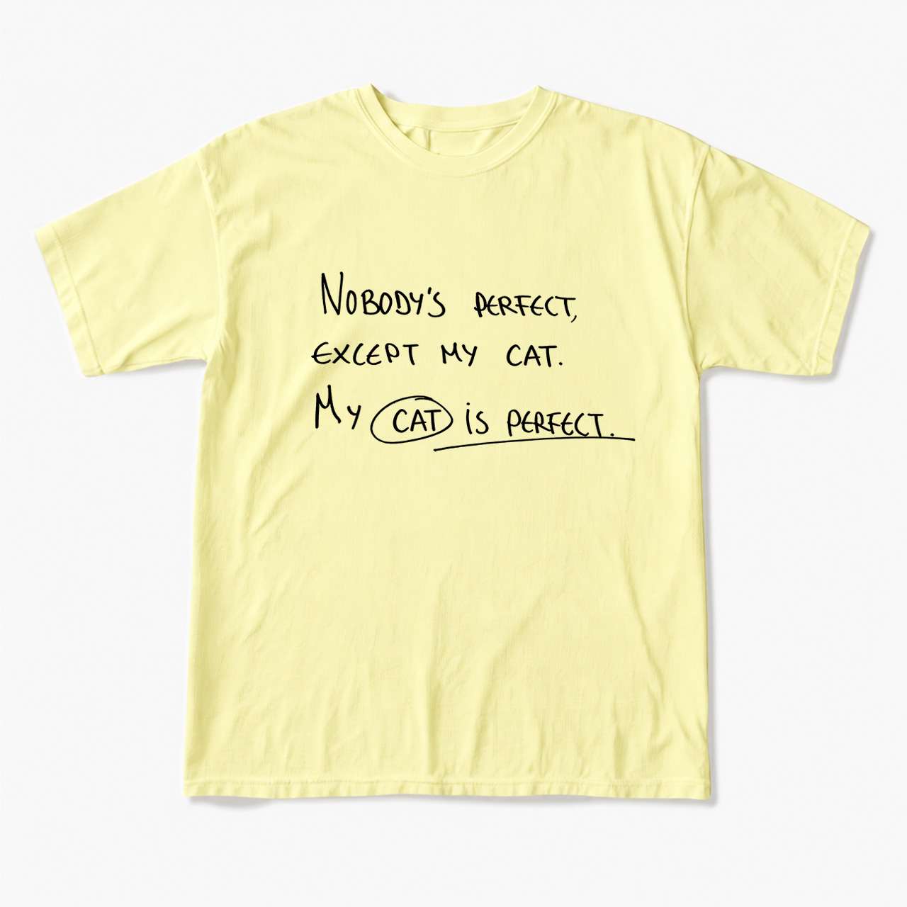 My Cat Is Perfect T Shirts