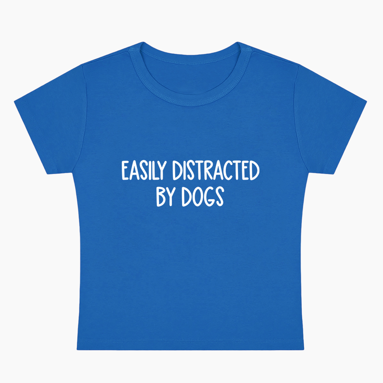 Easily Distracted By Dogs Baby Tee