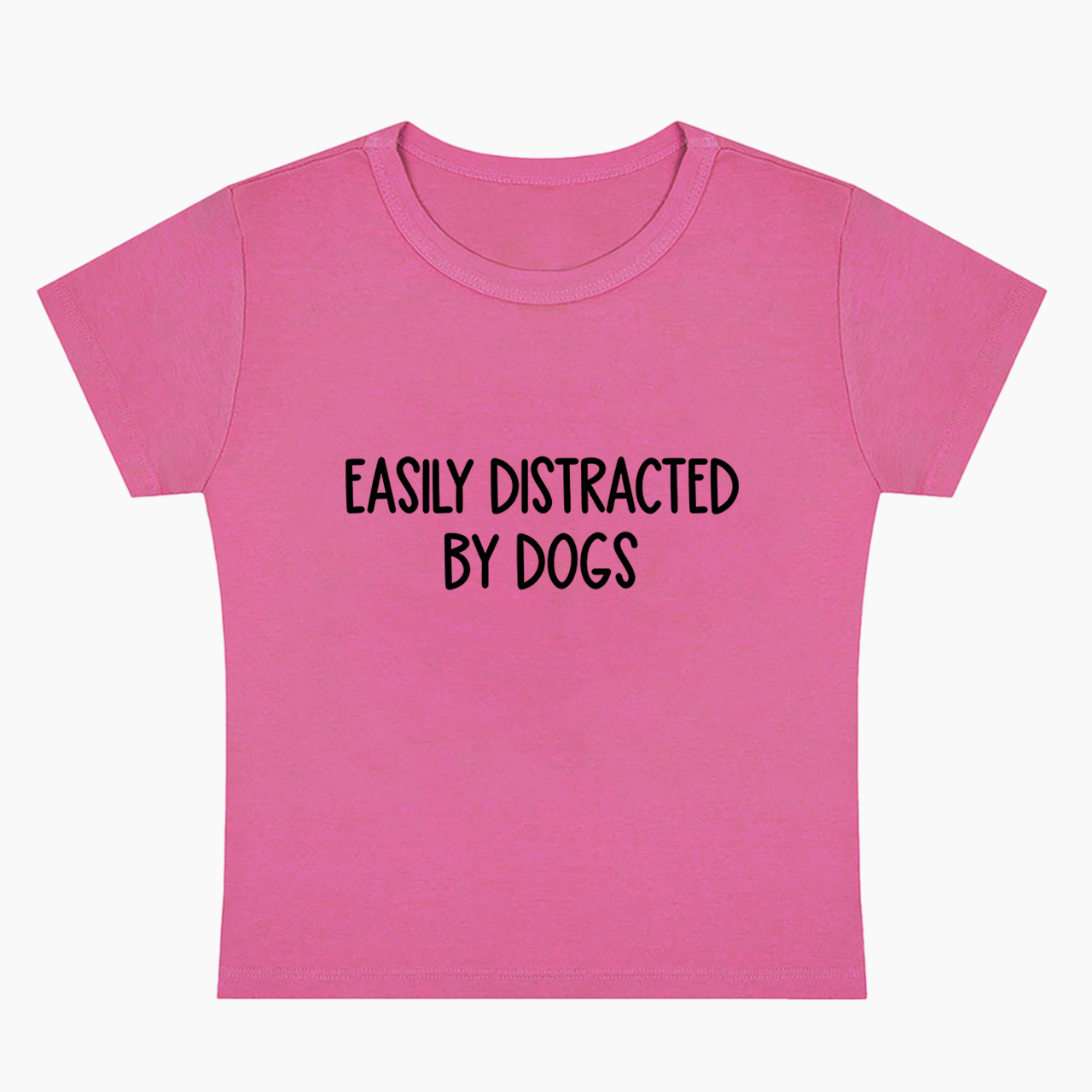 Easily Distracted By Dogs Baby Tee