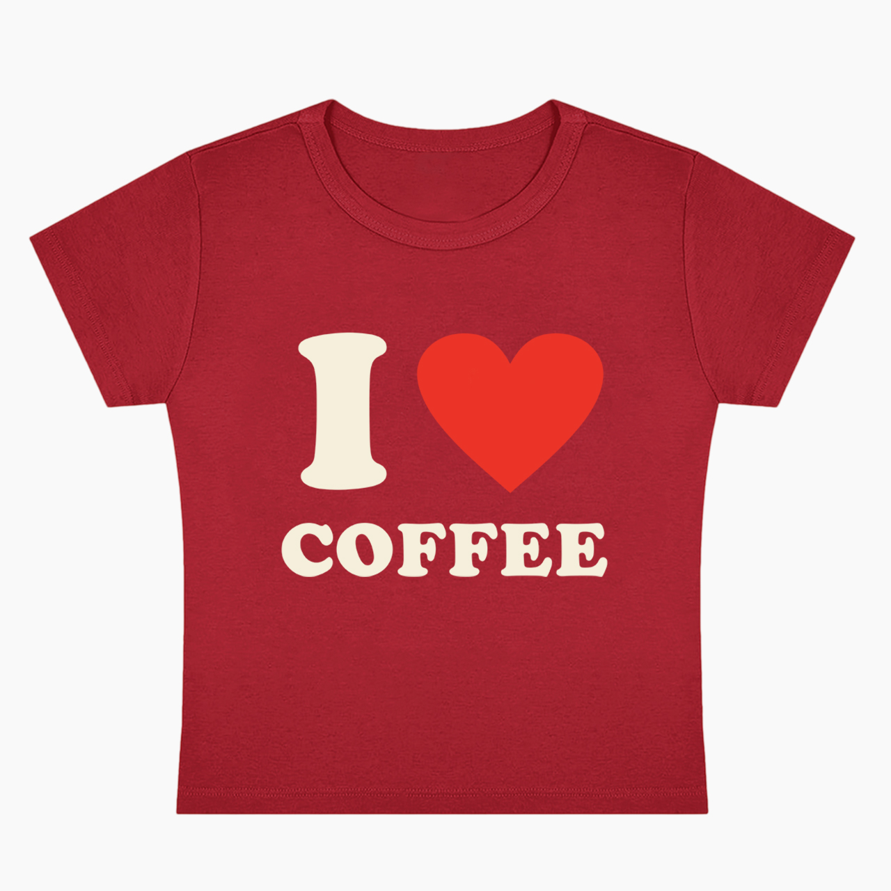 I Love COFFEE Baby Tee