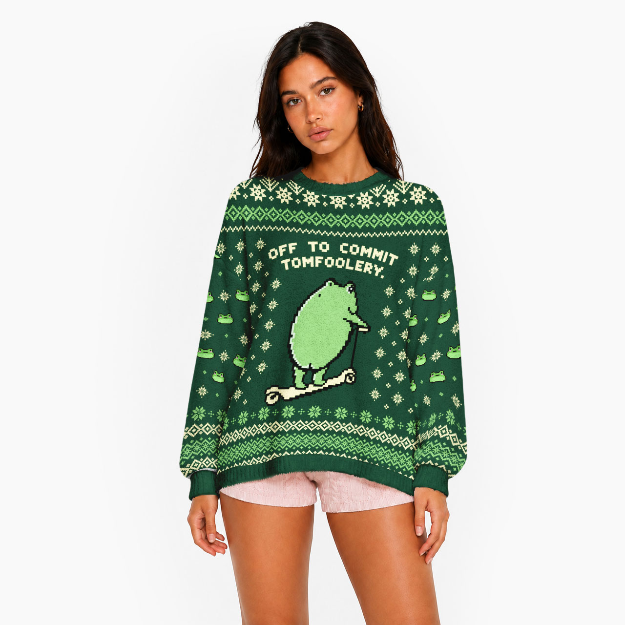 Off To Commit Tomfoolery Mohair Sweatshirts
