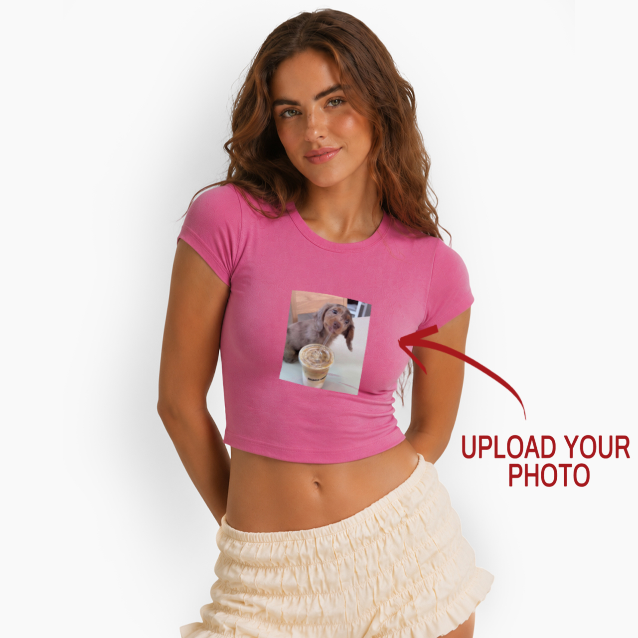 Custom Personalized Text Photo Baby Tee Jellypine