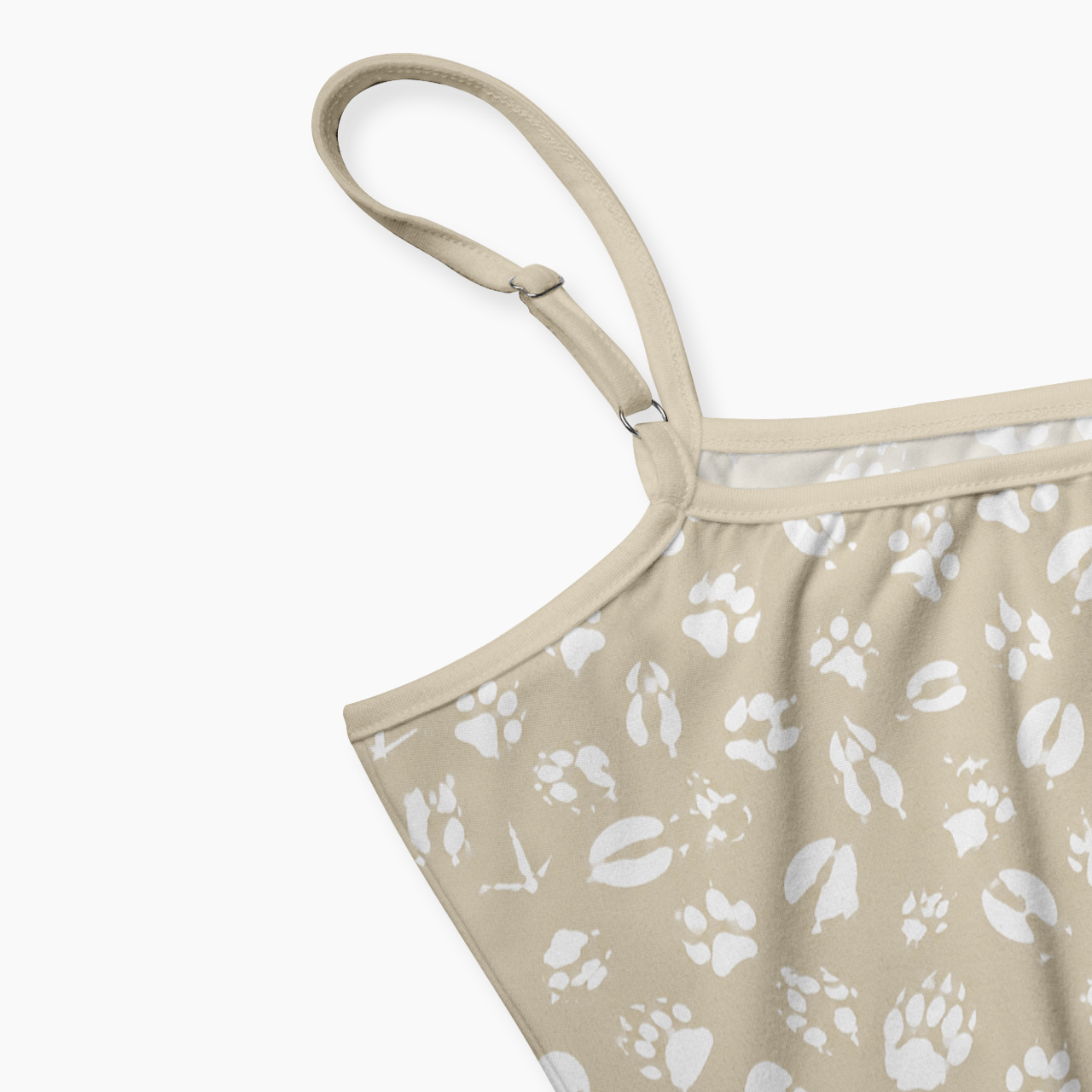 Animals Footprints Spaghetti Strap Top