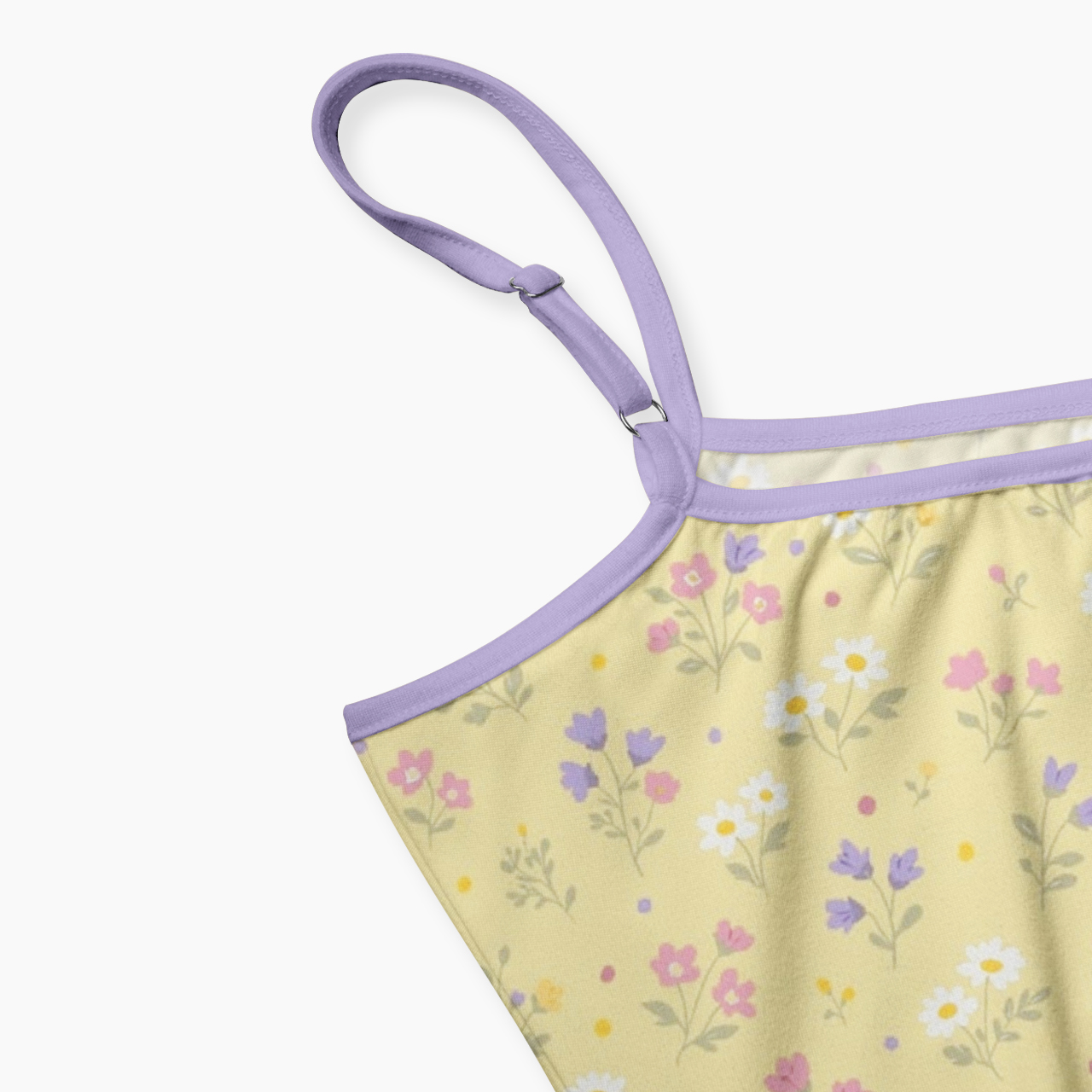 Sunny Meadow Floral Spaghetti Strap Top