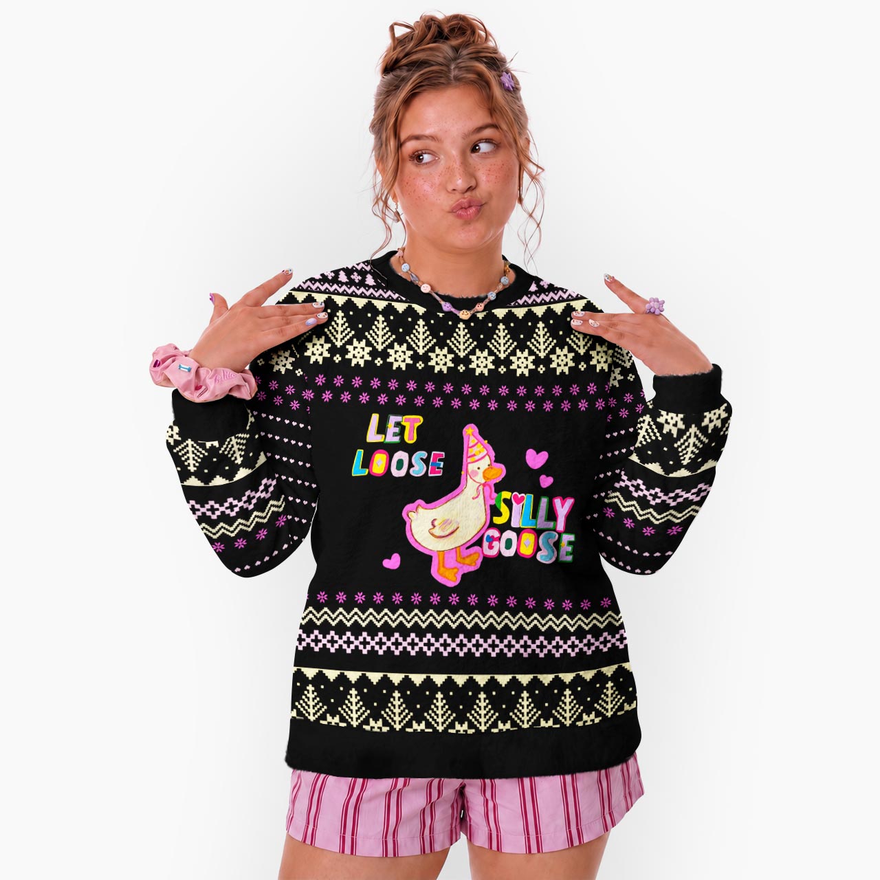  Let Loose Silly Goose Mohair Sweatshirts