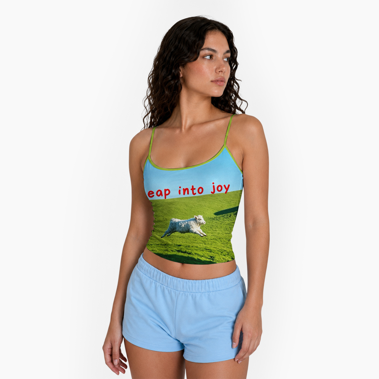 Leap Into Joy Spaghetti Strap Top