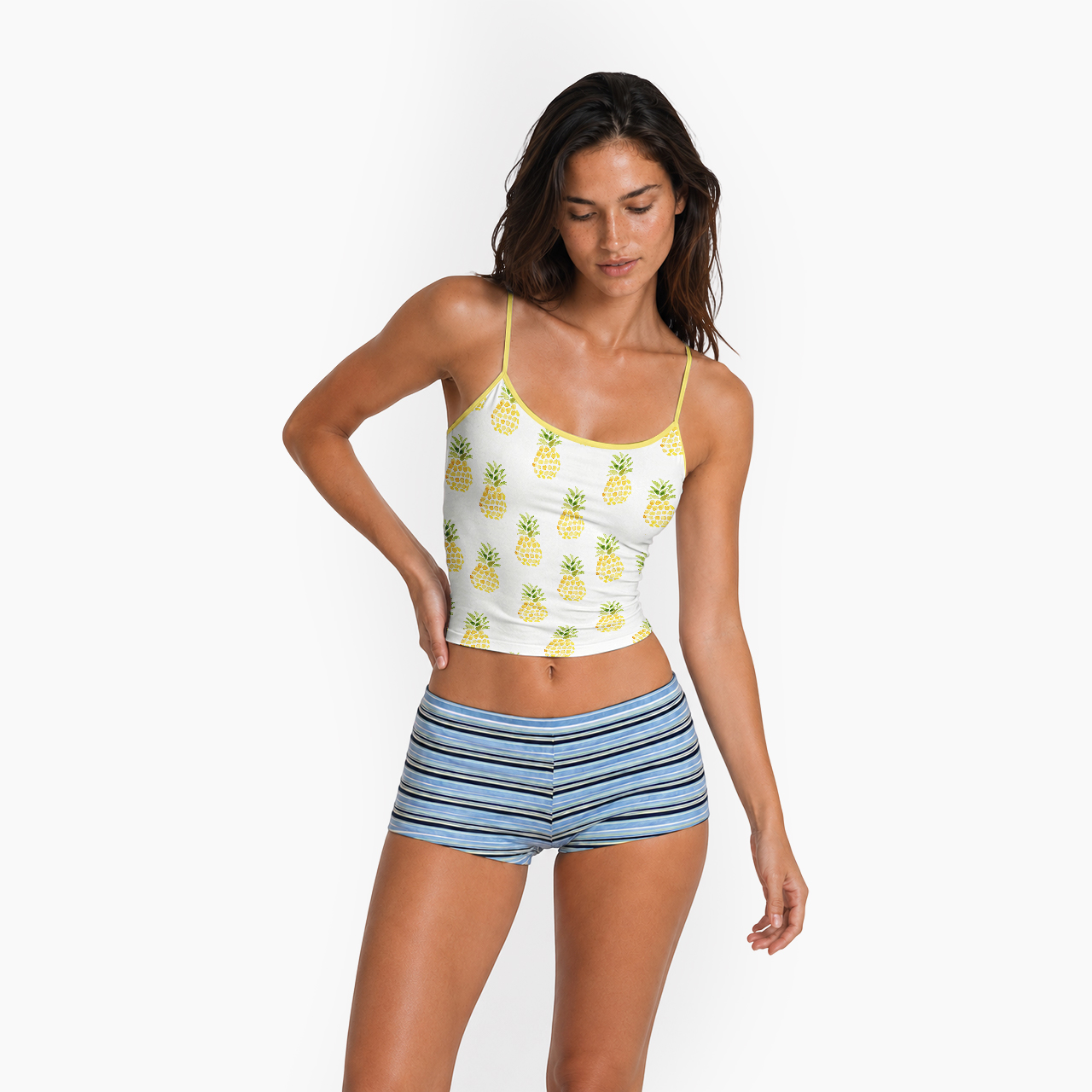 Pineapple Spaghetti Strap Top