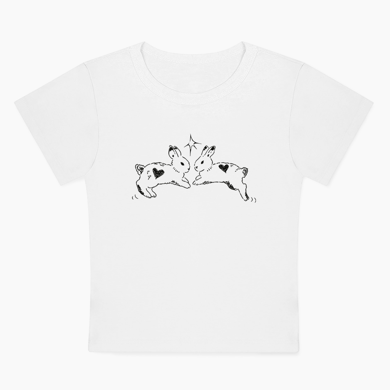 Cute Bunnies Baby Tee