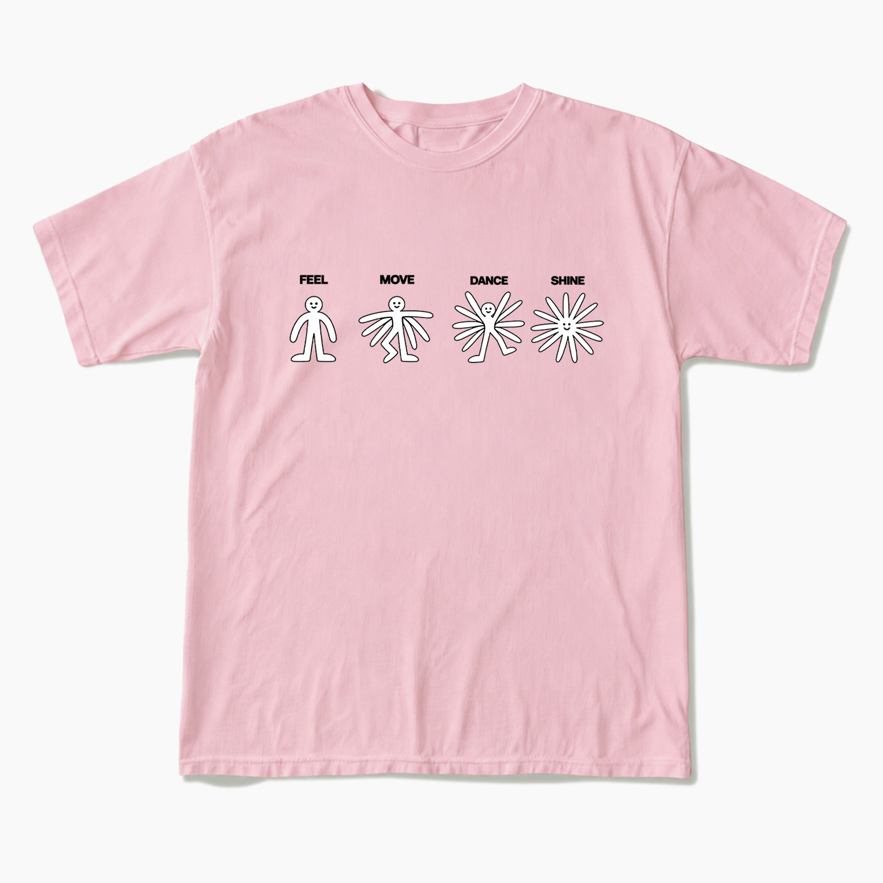 Feel Move Dance Shine T Shirts