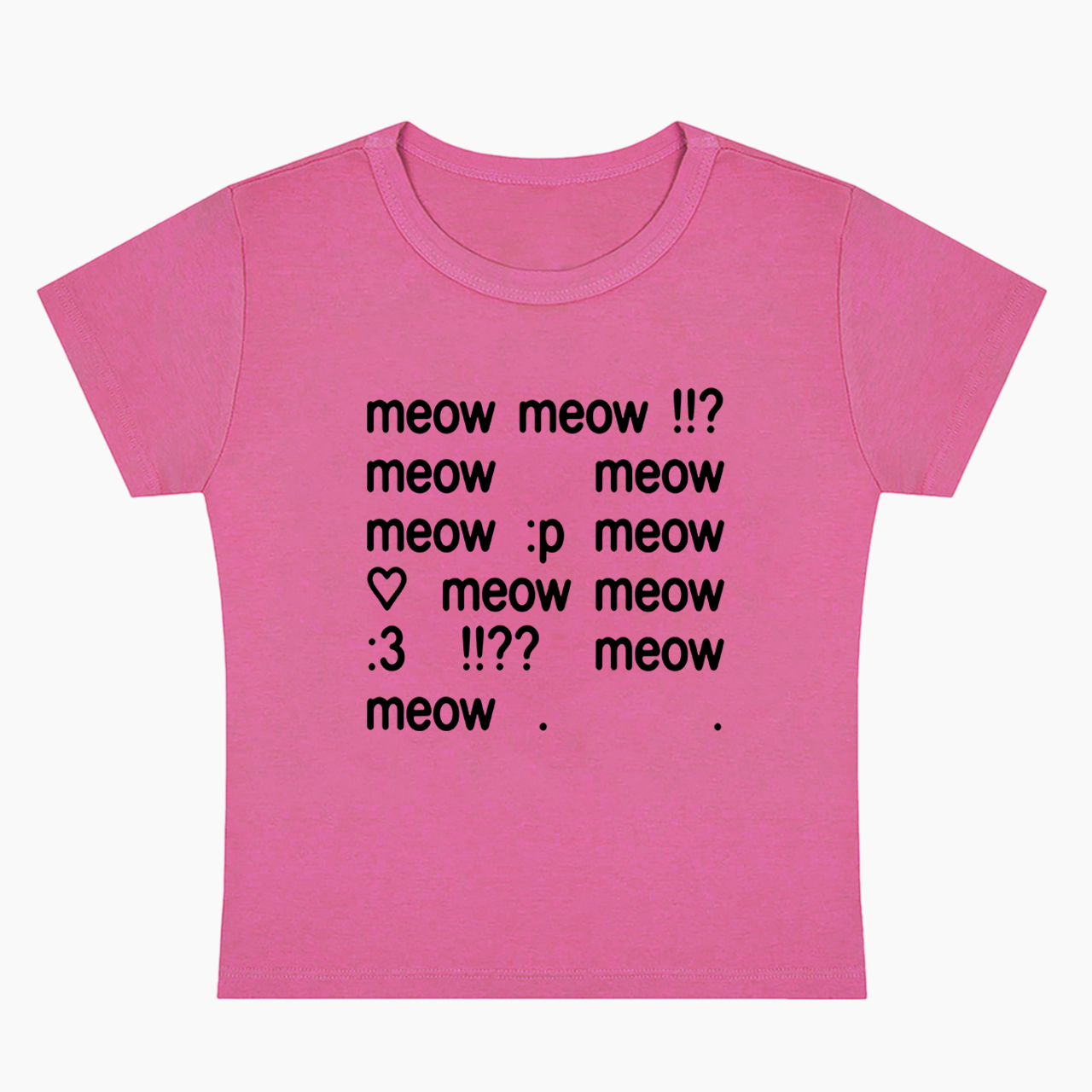 Meow Coquette Kitten Baby Tee