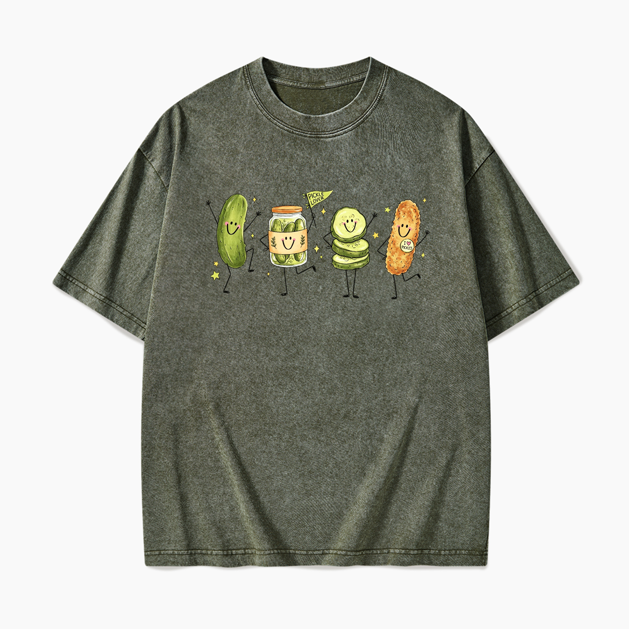 Canned Pickles Washed Tees