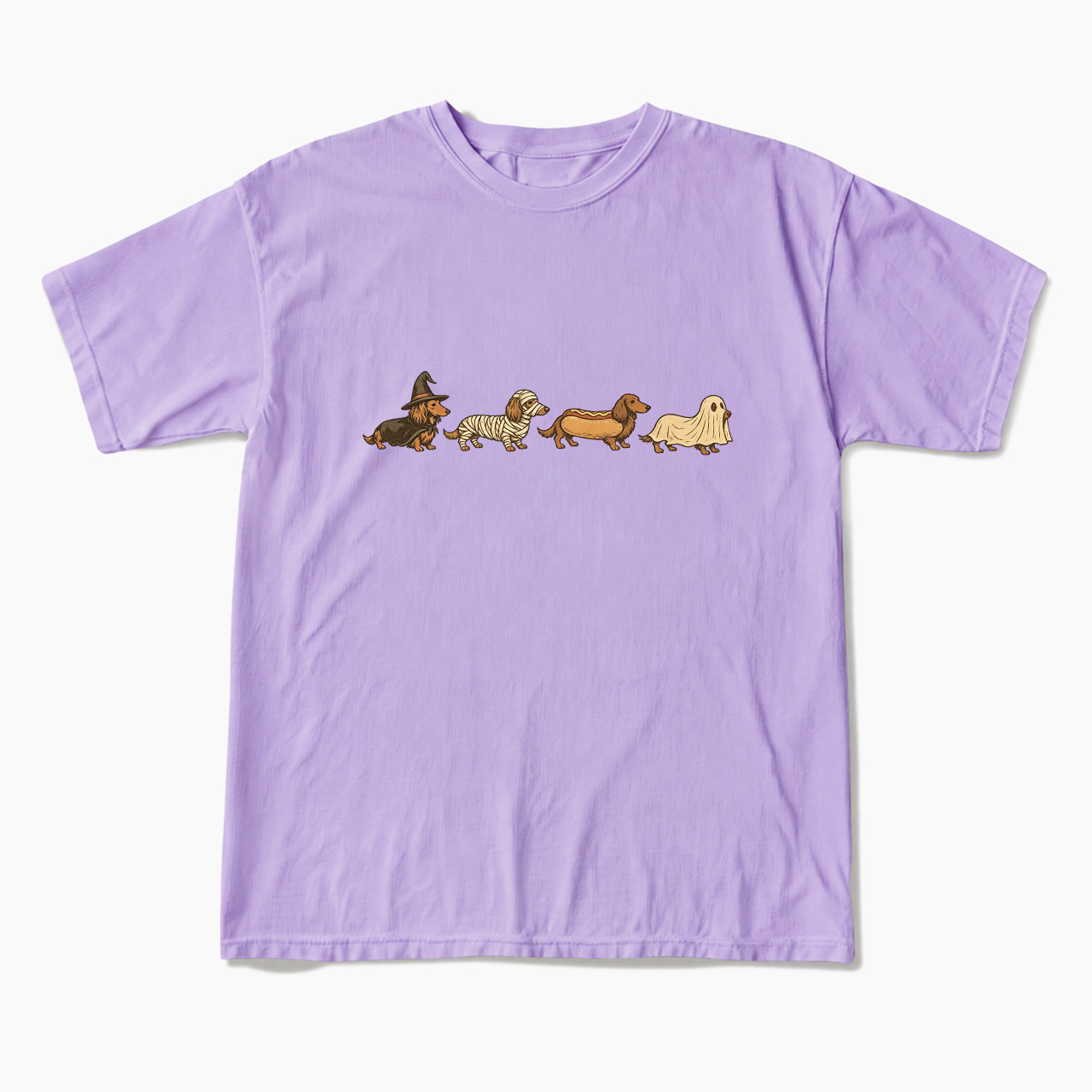 Spooky Dachshund Halloween T Shirts