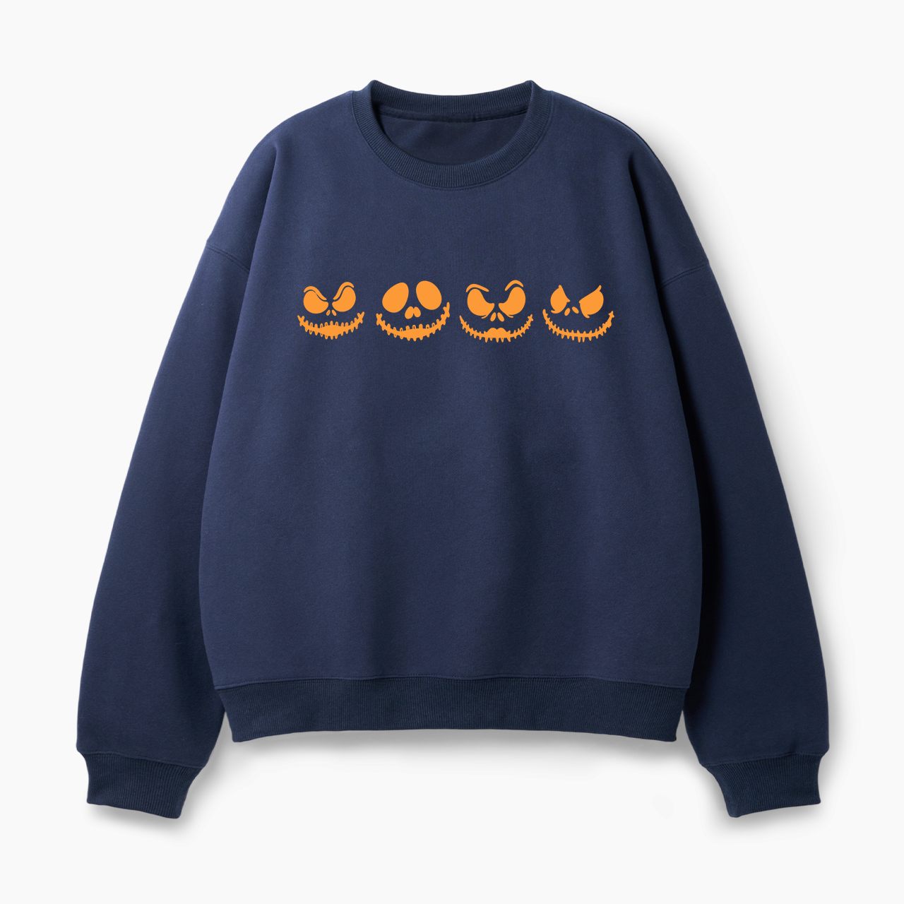 Spooky Skeleton Skull Halloween Classic Sweatshirt