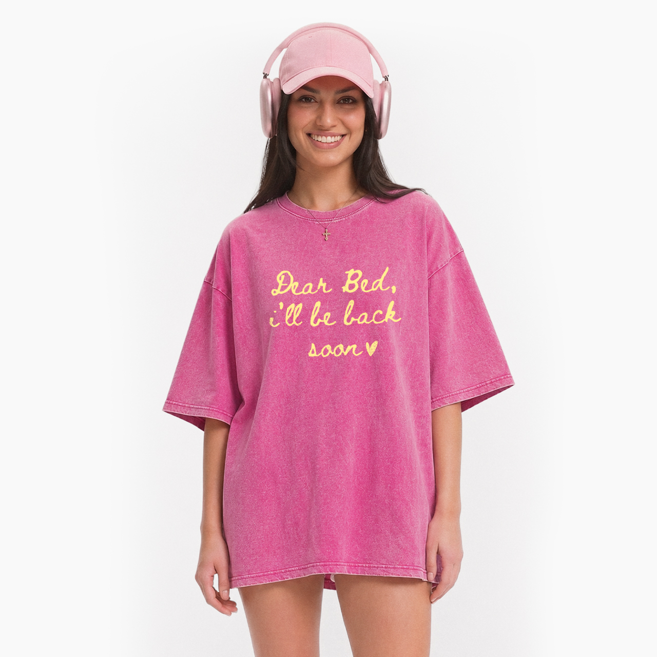 Dear Bed I’ll Be Back Soon Washed Tees