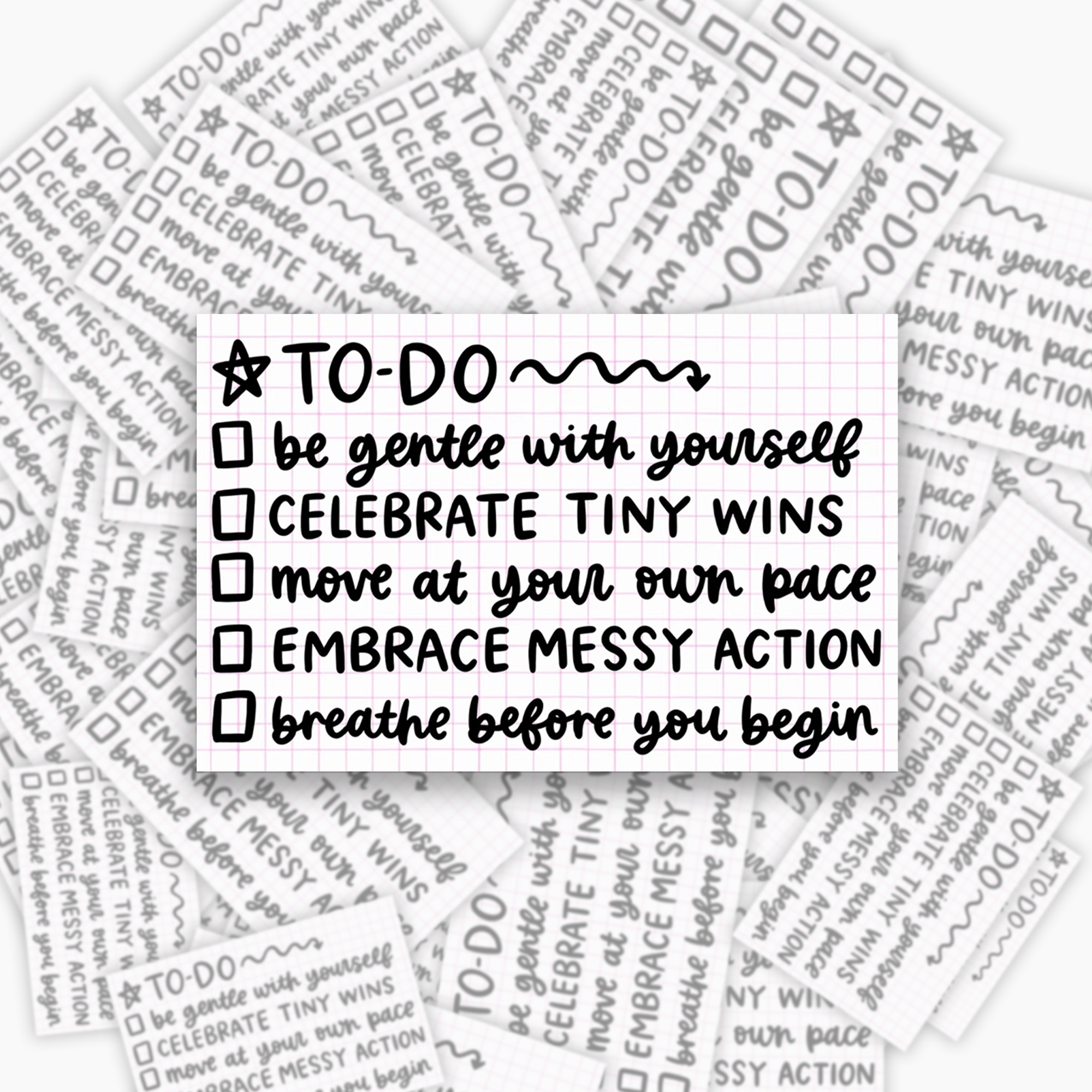 Gentle To-Do List Sticker Jellypine