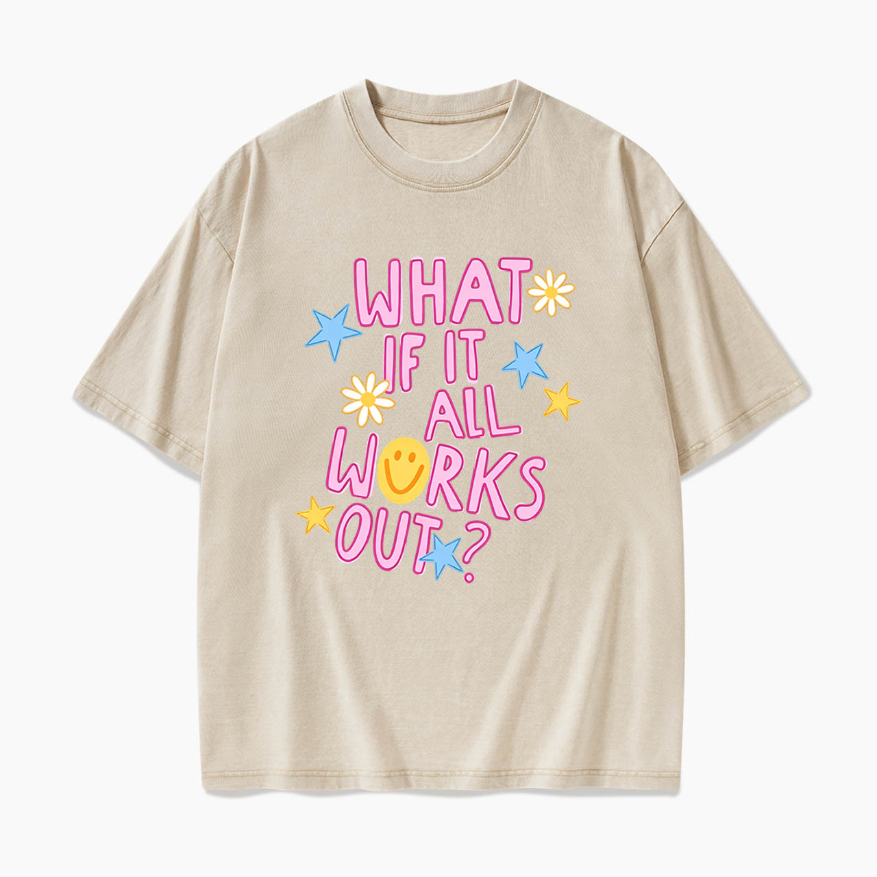 What If It All Works Out Washed Tees