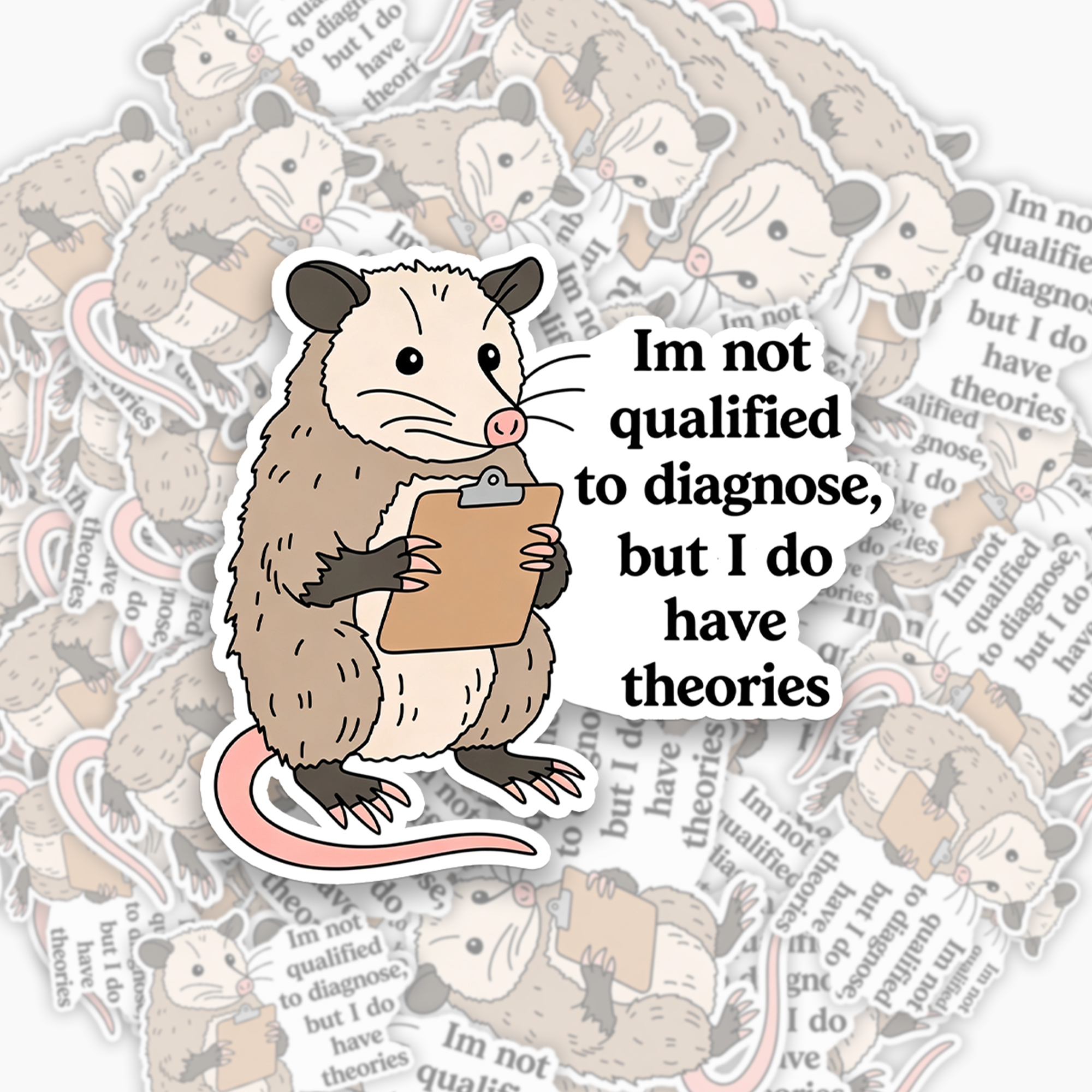 I'm Not Qualified To Diagnose Sticker Jellypine