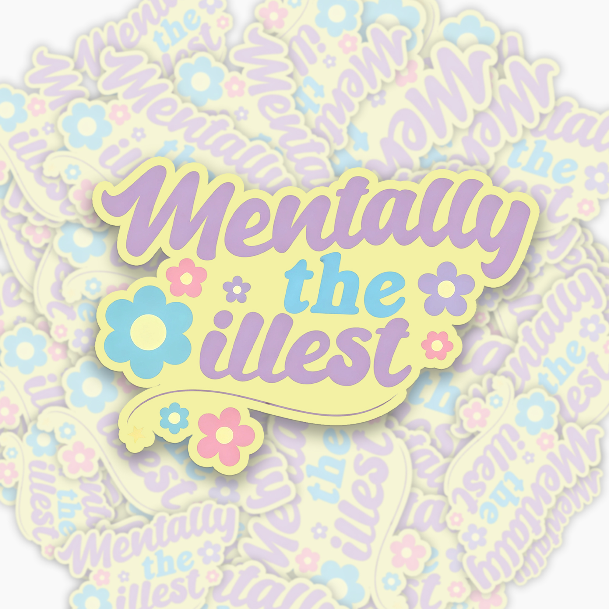 Jellypine Mental Health Self Care Sticker Of 10