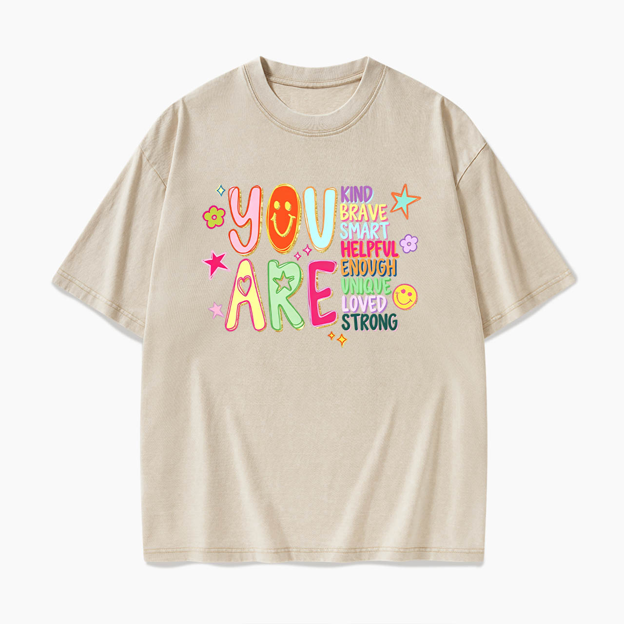 You Are Positive Affirmations Washed Tees