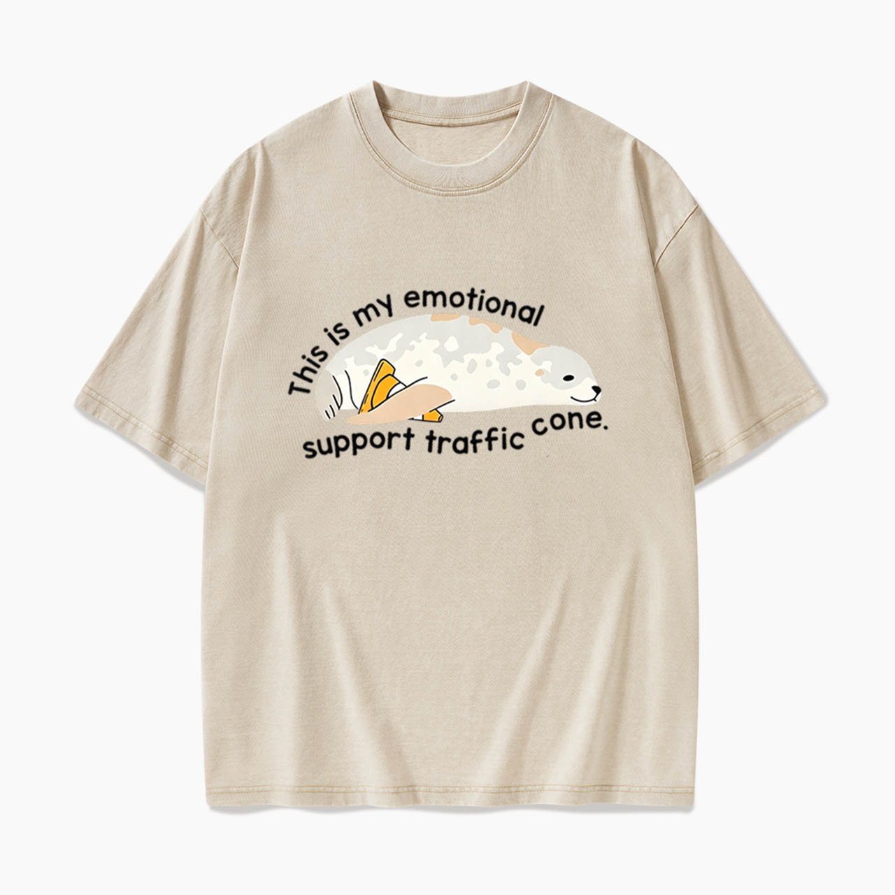 This is my Emotional Support Traffic Cone Washed Tees