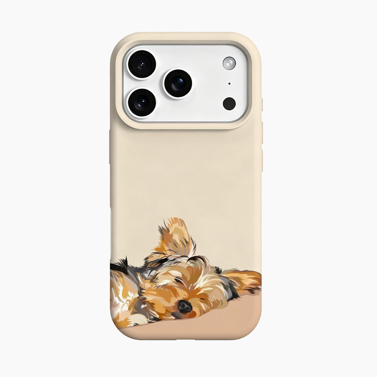 Sleepy Yorkie Phone Case