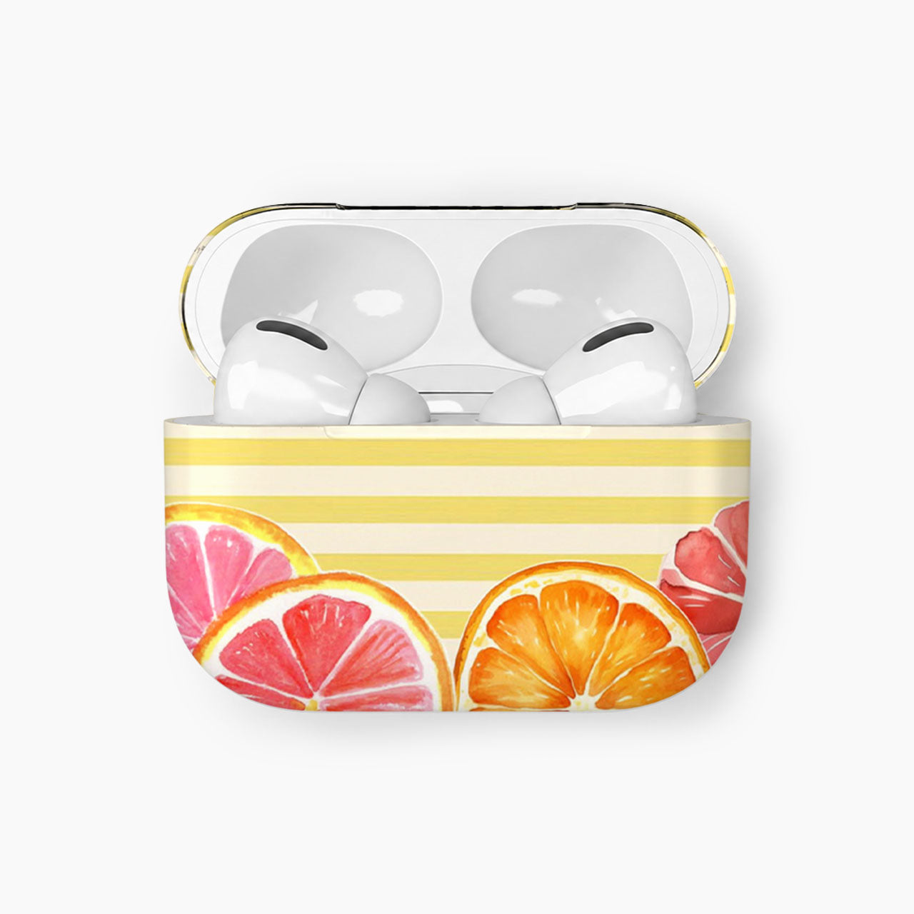 Citrus Sunshine Stripe Earphone Case