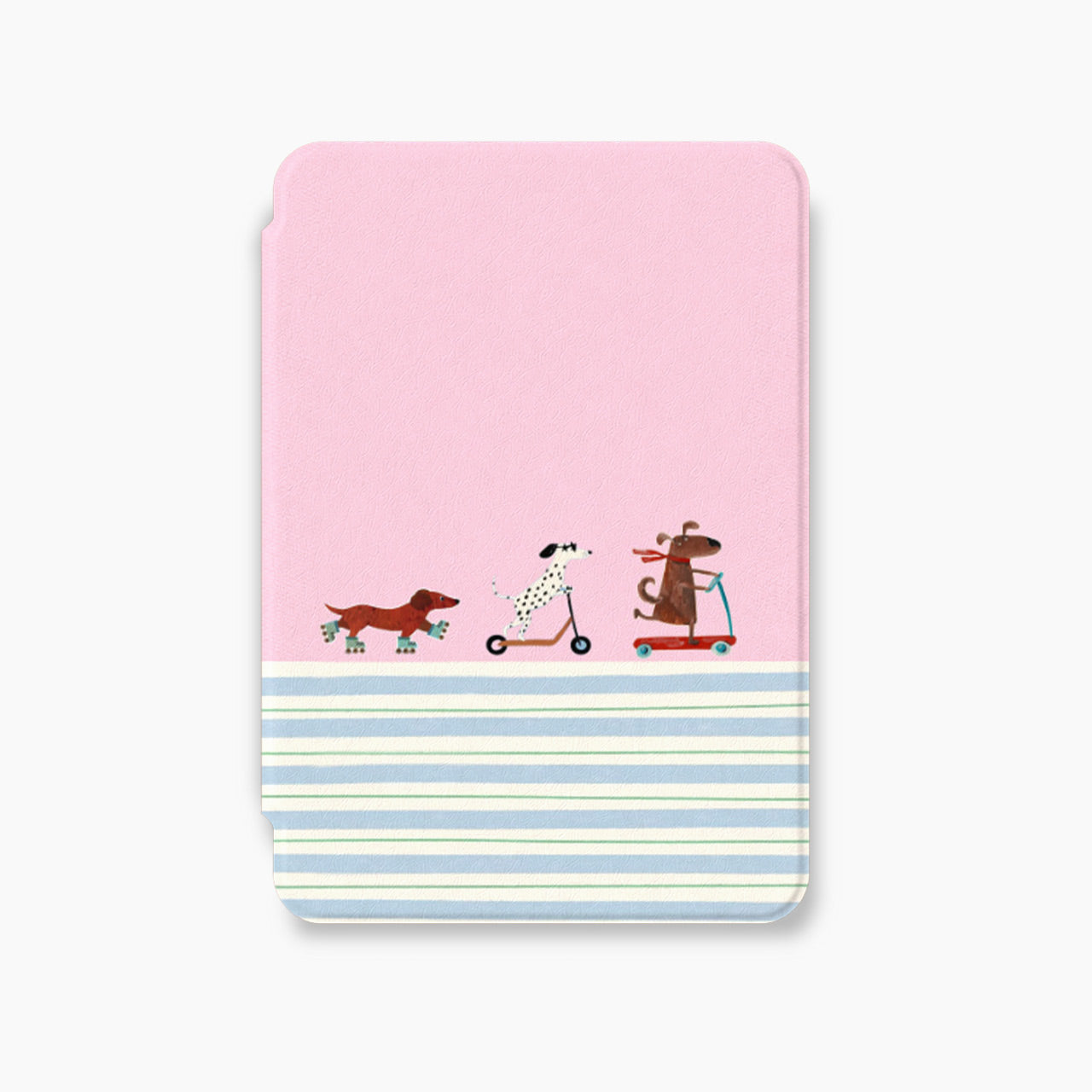 Playful Puppy Scooter Kindle Case