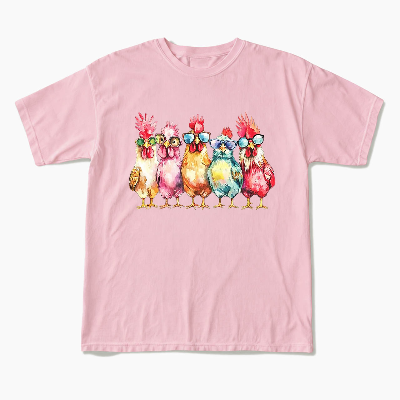 Funny Farmer Chicken T Shirts