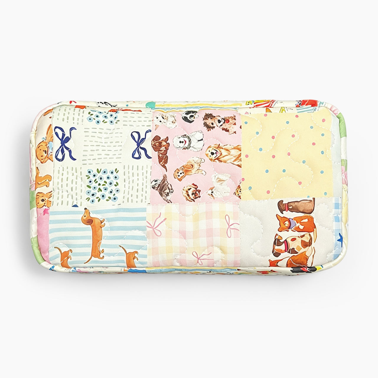Puppy Pouch Quilted Cosmetic Bag