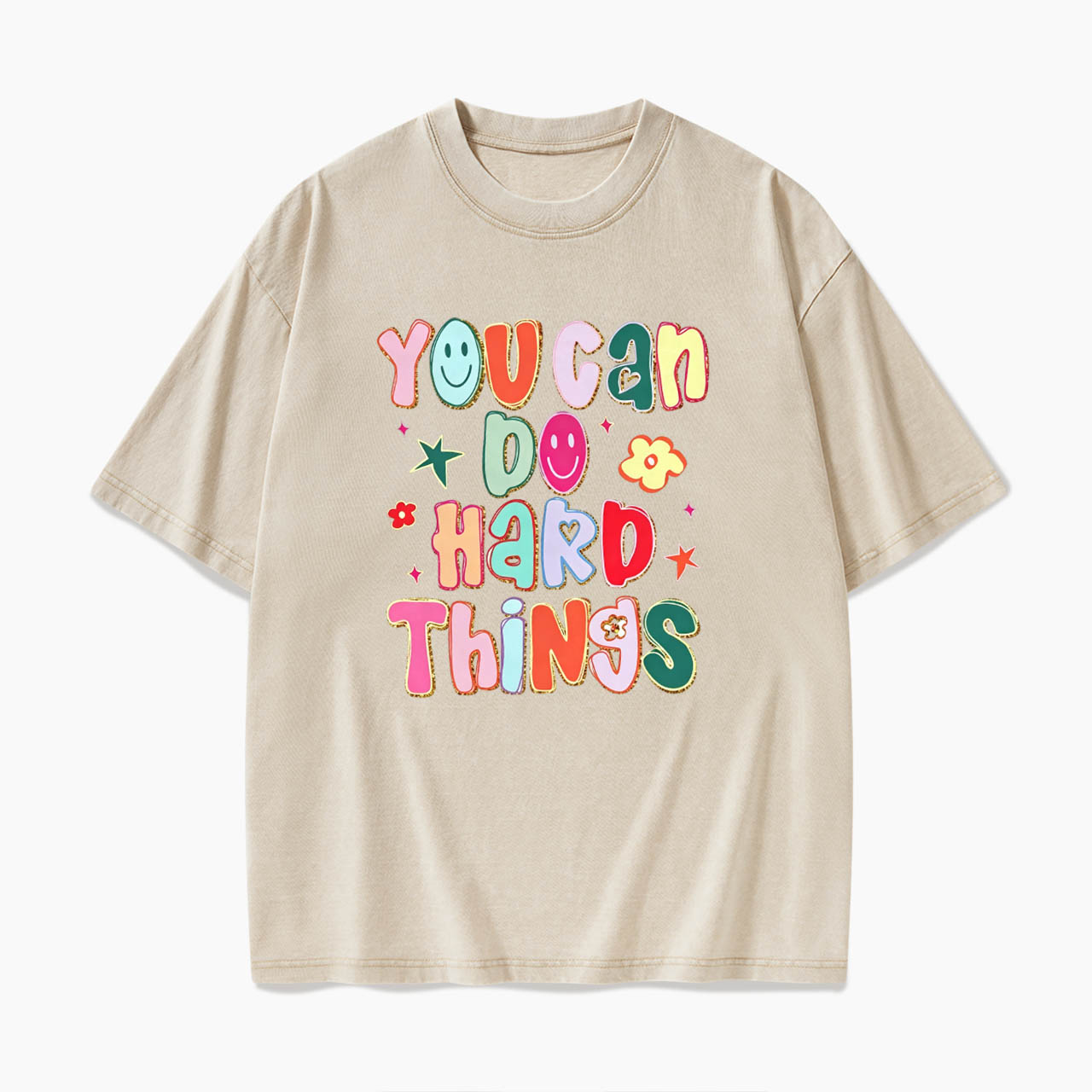 You Can Do Hard Things Washed Tees