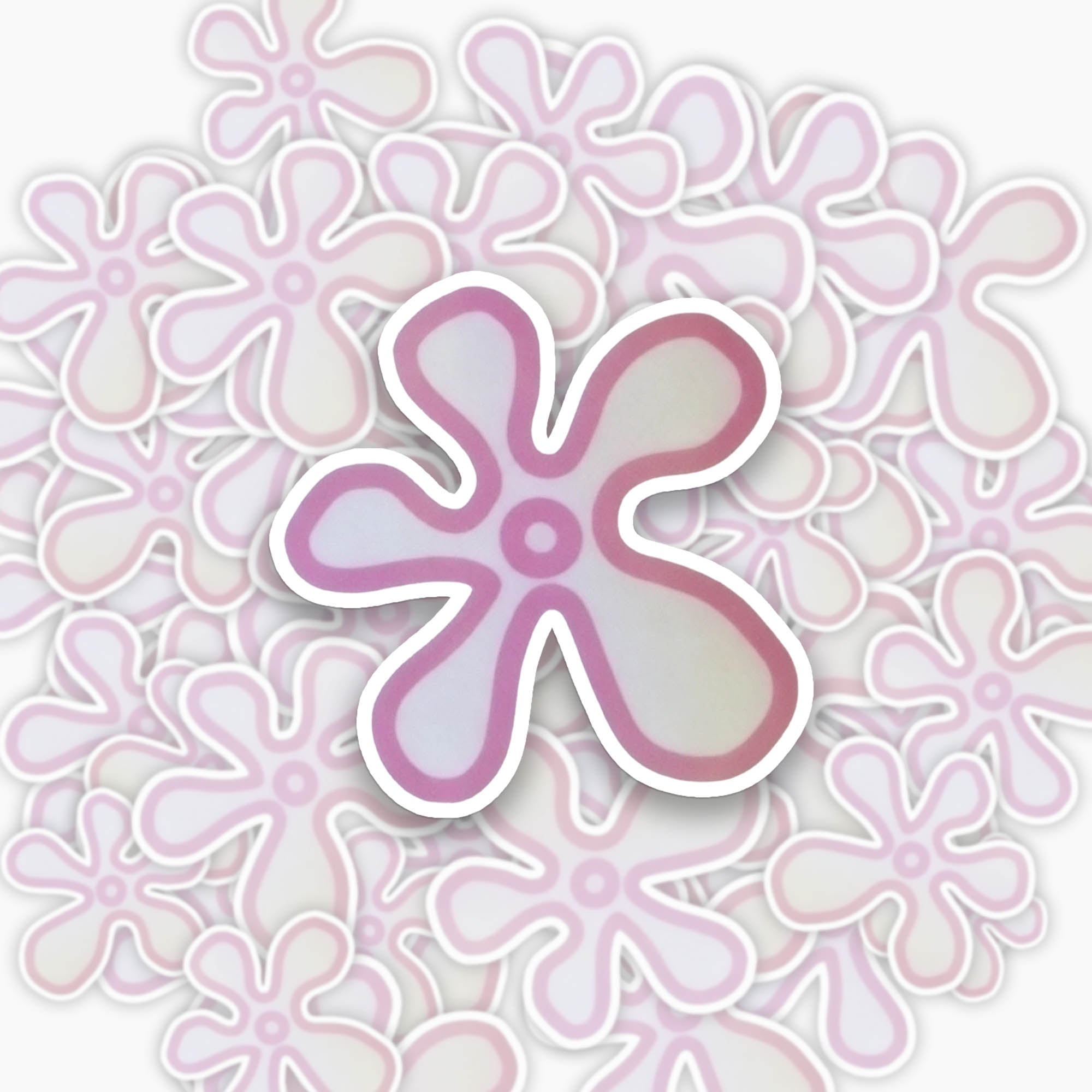 Jellypine Ocean Bloom Sticker Of 6