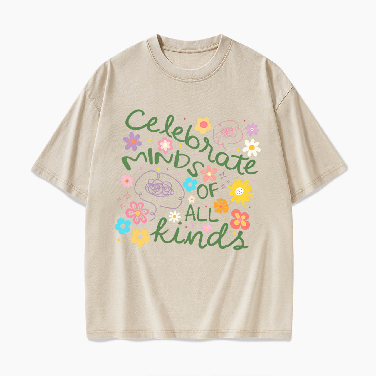 Celebrate Minds of All Kinds Washed Tees
