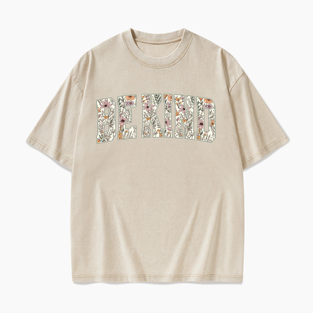 Floral Be Kind Washed Tees