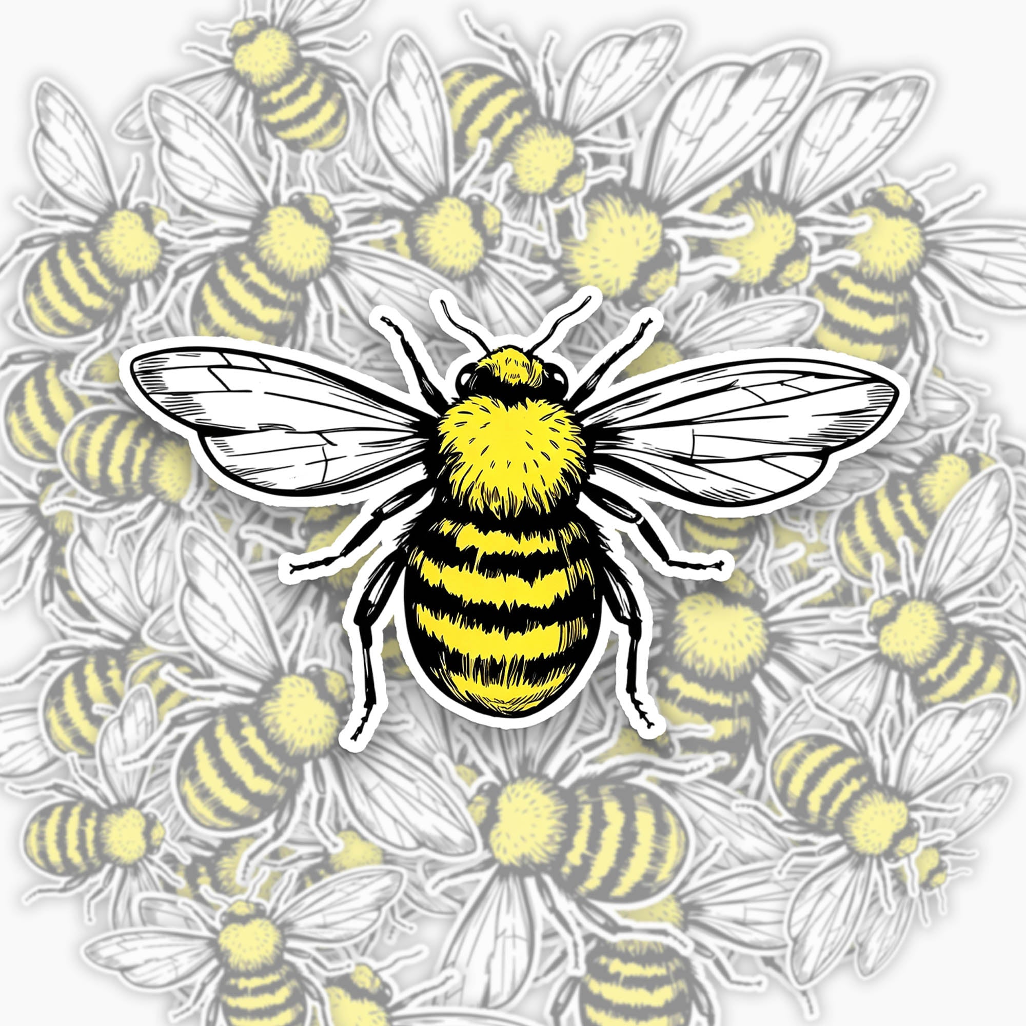 Mini Bee Sticker Jellypine