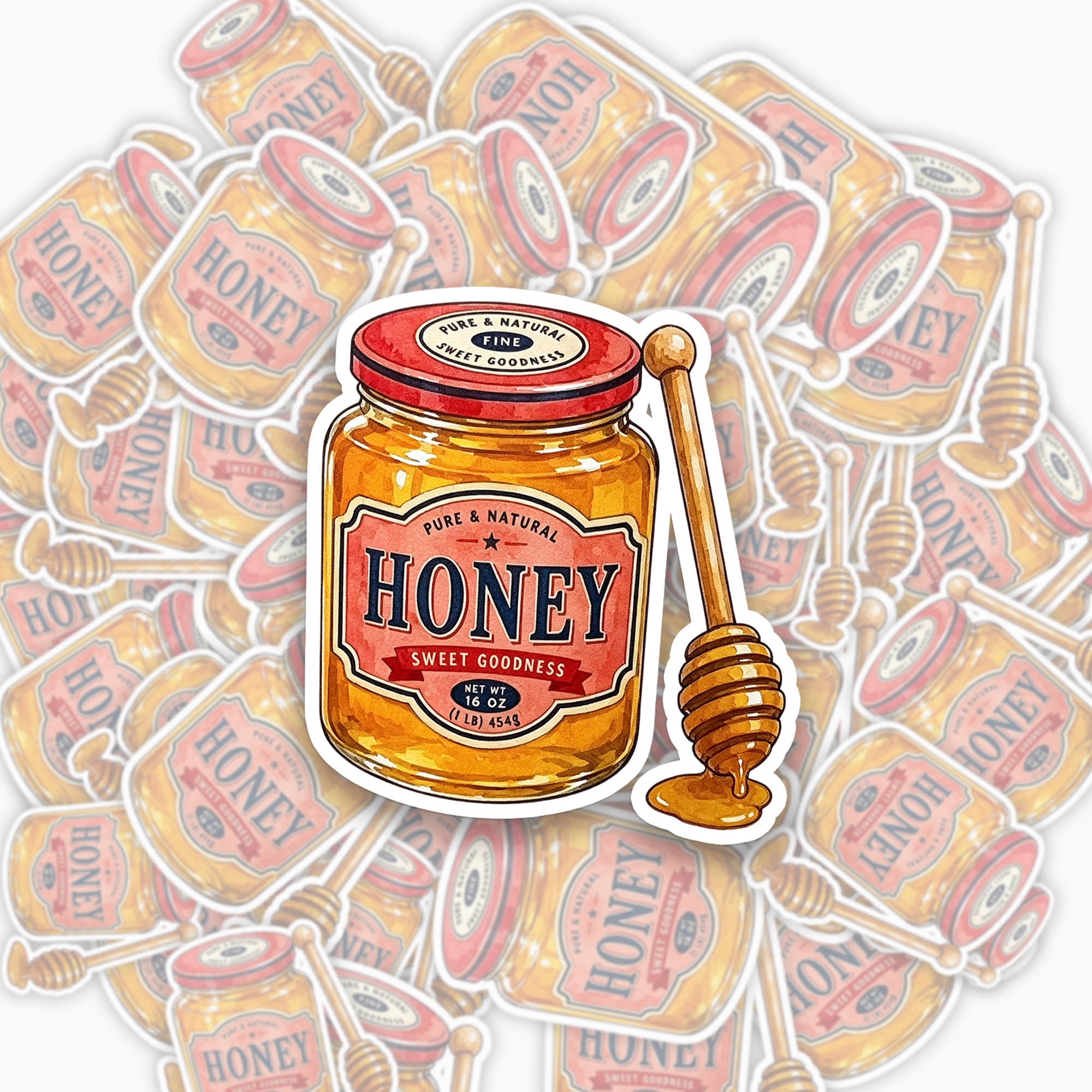 Jellypine Food Lifestyle Sticker Of 17