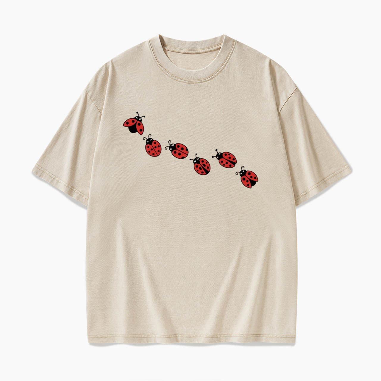 Minimalist Ladybug Washed Tees