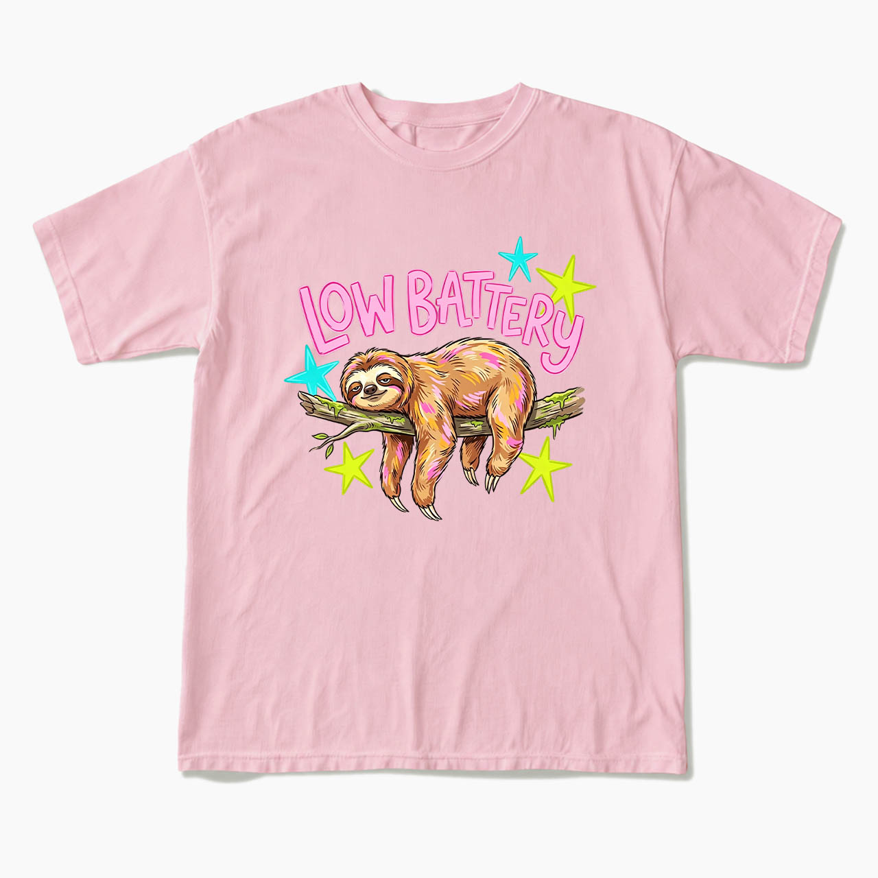 Low Battery Sloth T Shirts