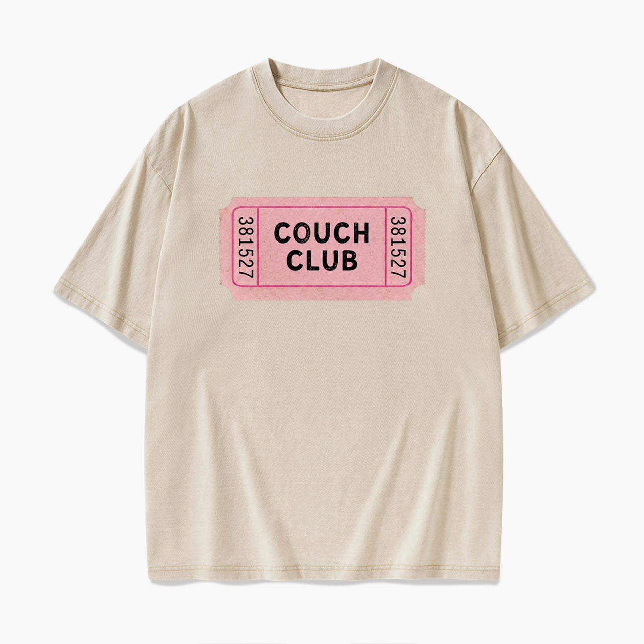 Couch Club Ticket Washed Tees
