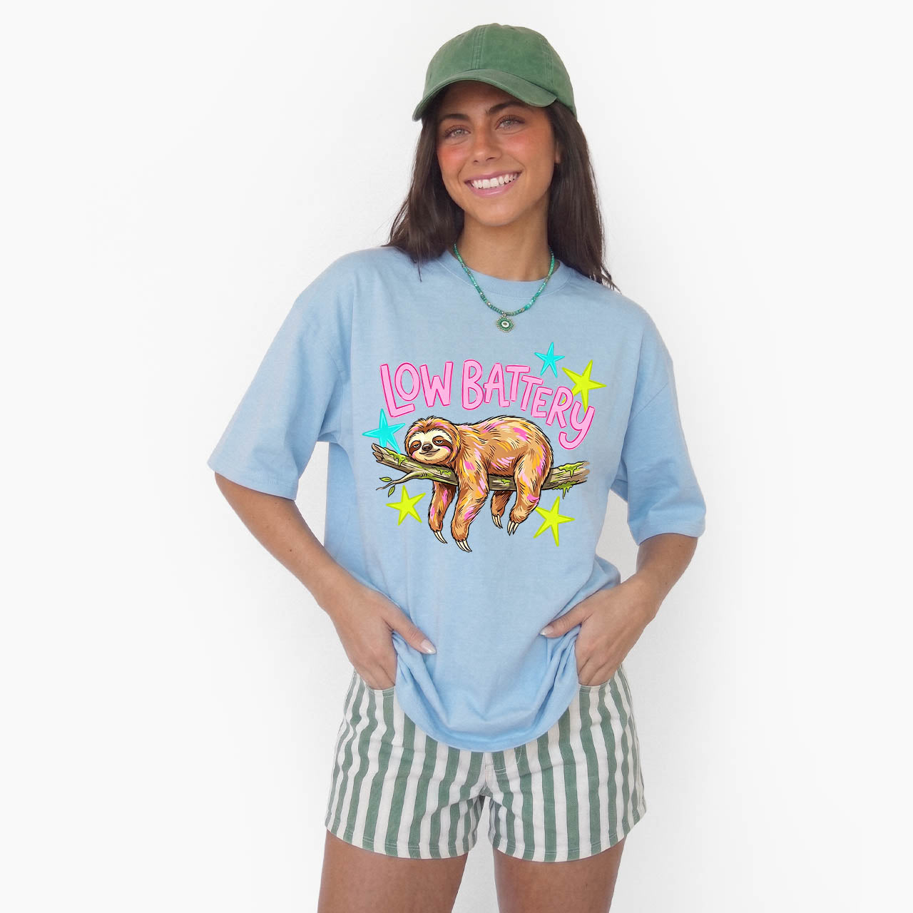 Low Battery Sloth T Shirts