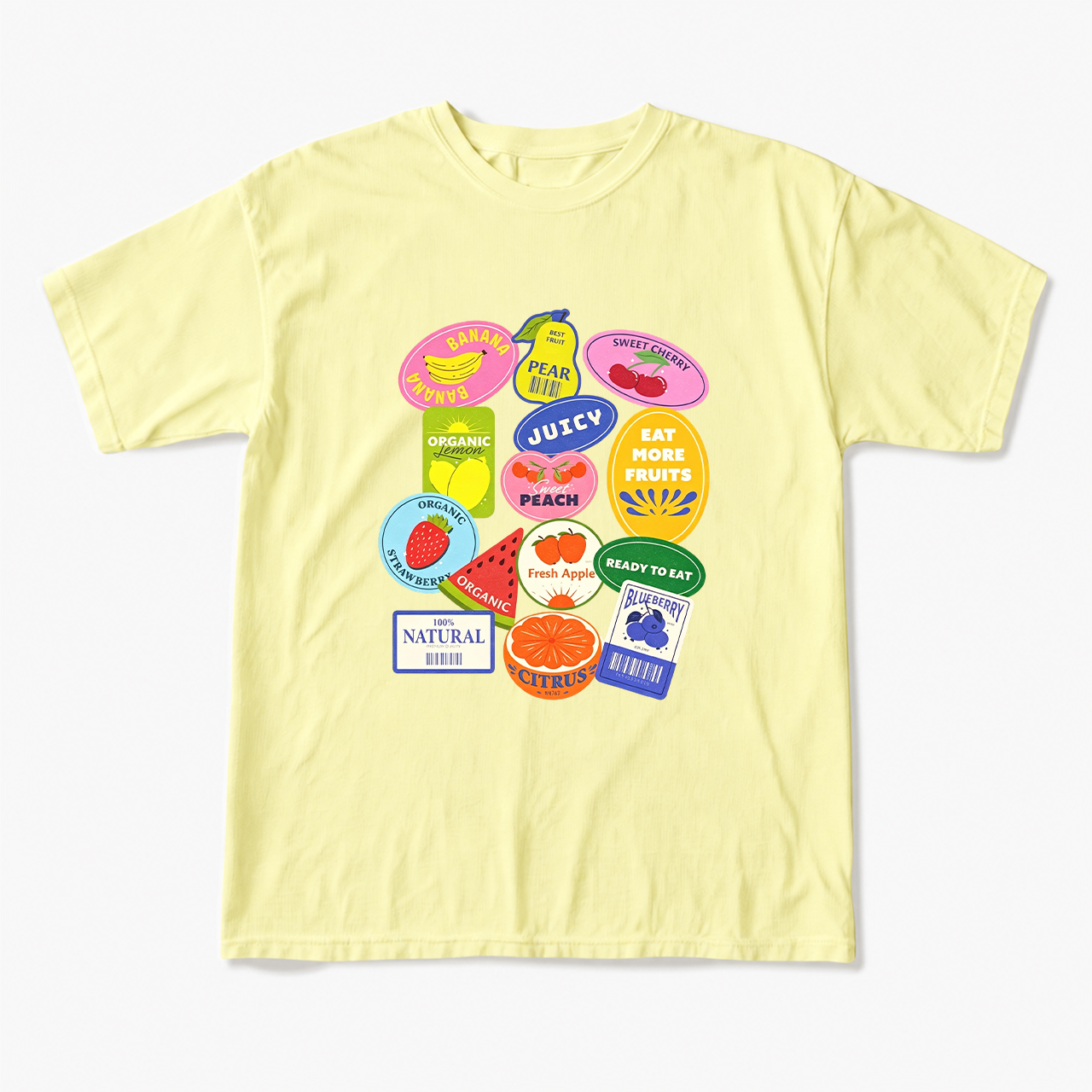 Fruit Stickers T Shirts