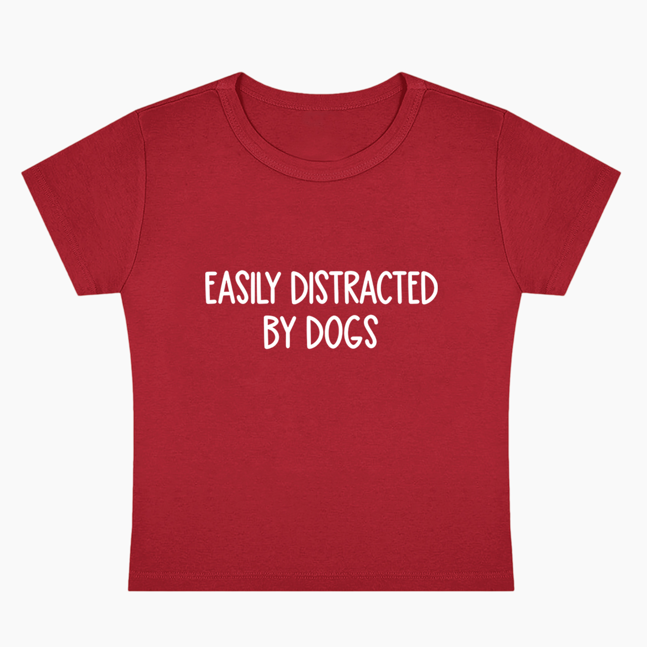 Easily Distracted By Dogs Baby Tee