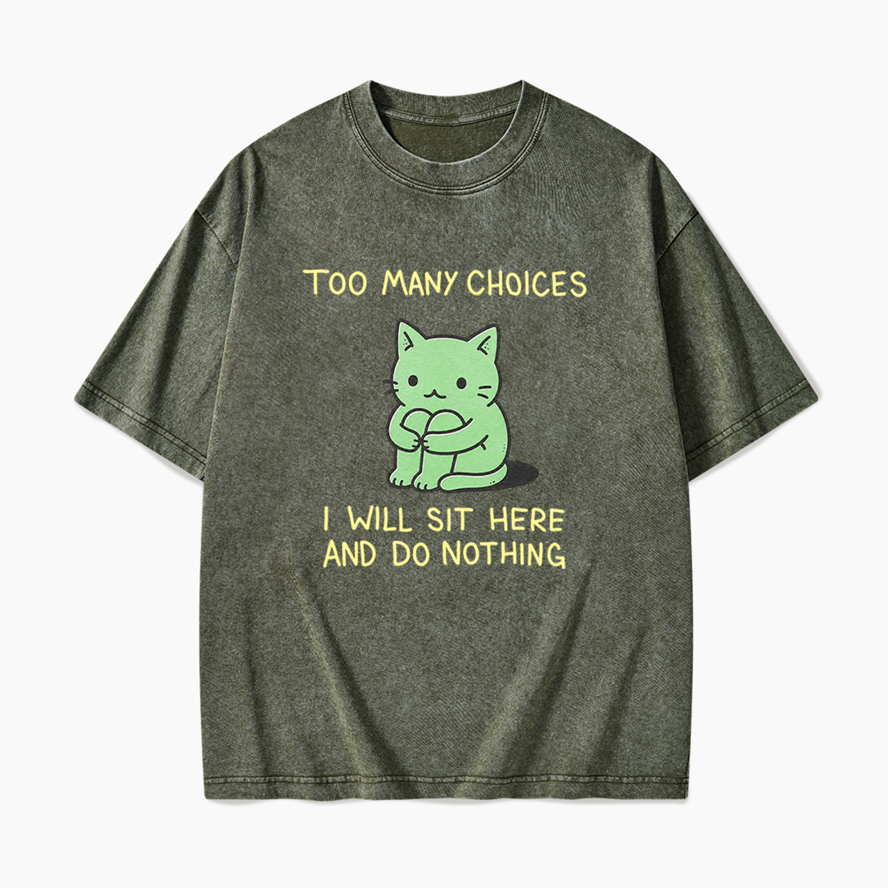 Too Many Choices Washed Tees