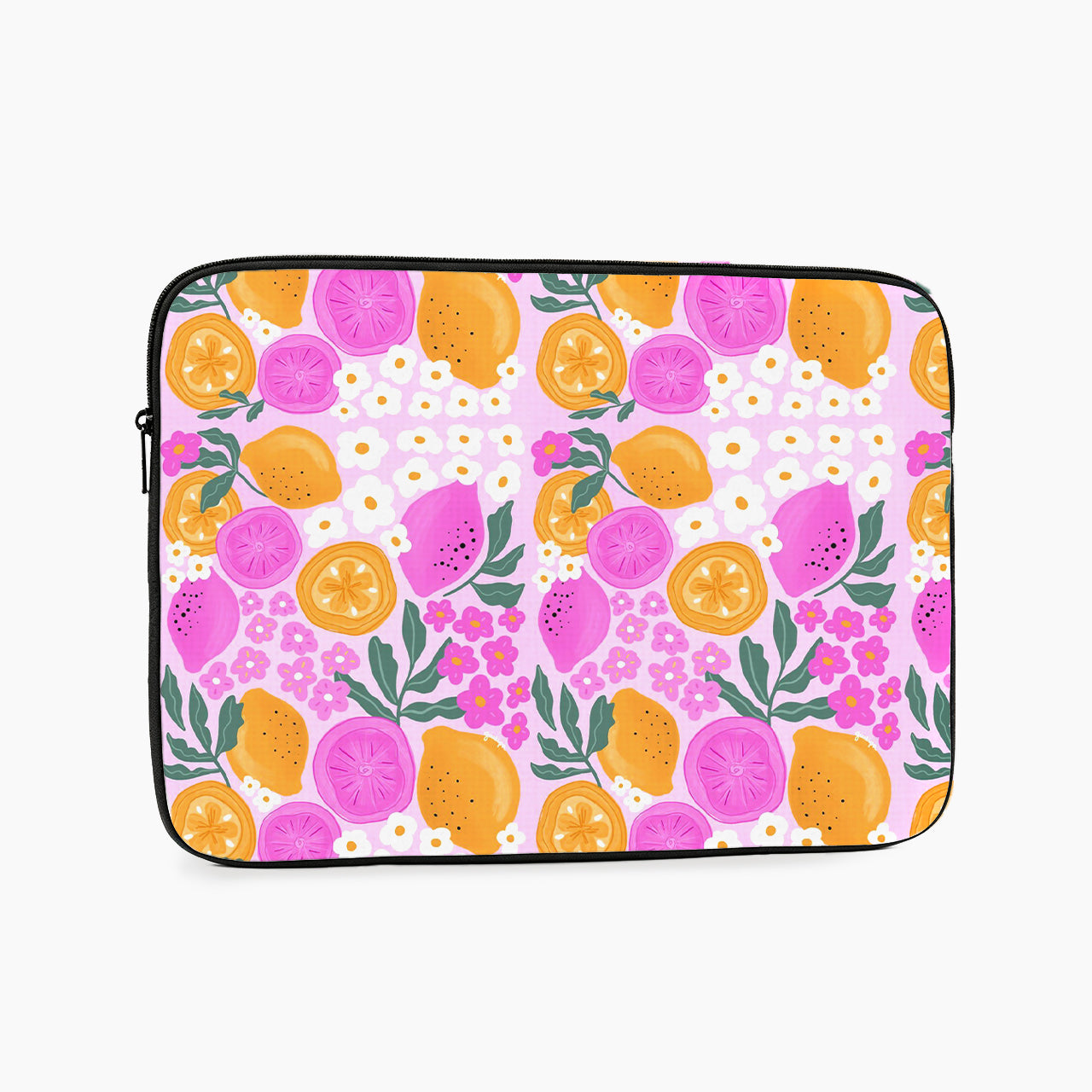 Pink Citrus Garden Laptop Sleeve