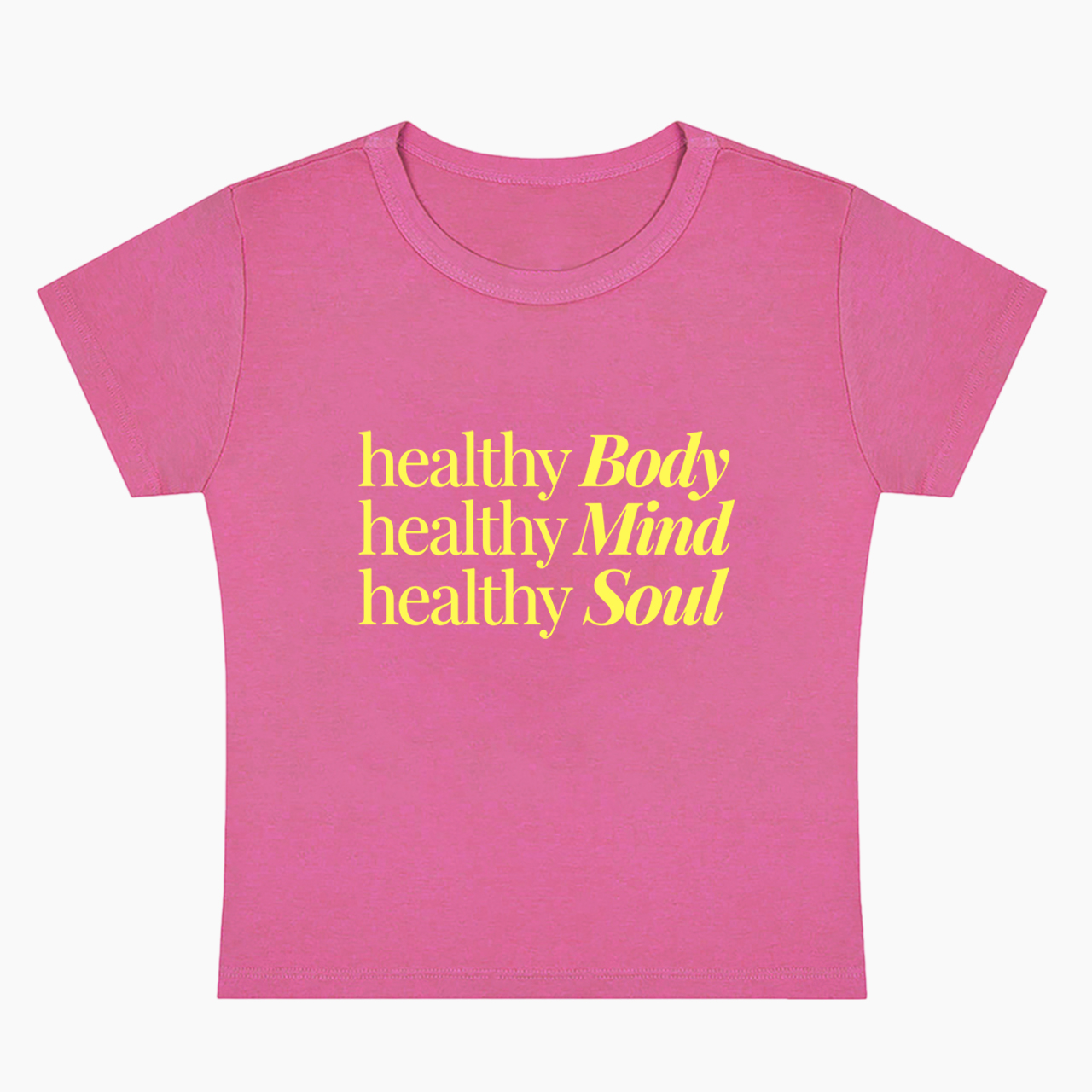 Healthy Body Mind Soul Baby Tee