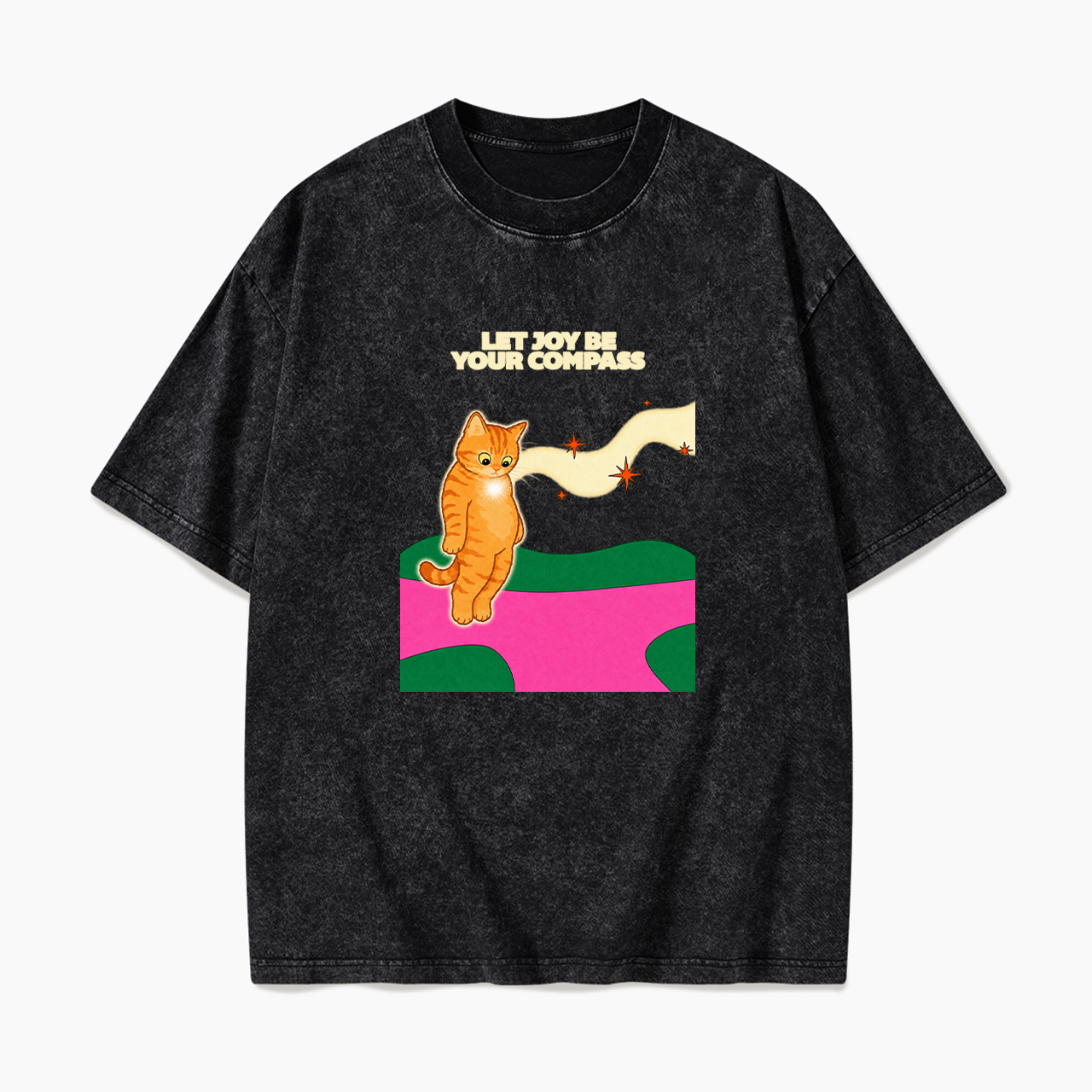 Let Joy Be Your Compass Washed Tees