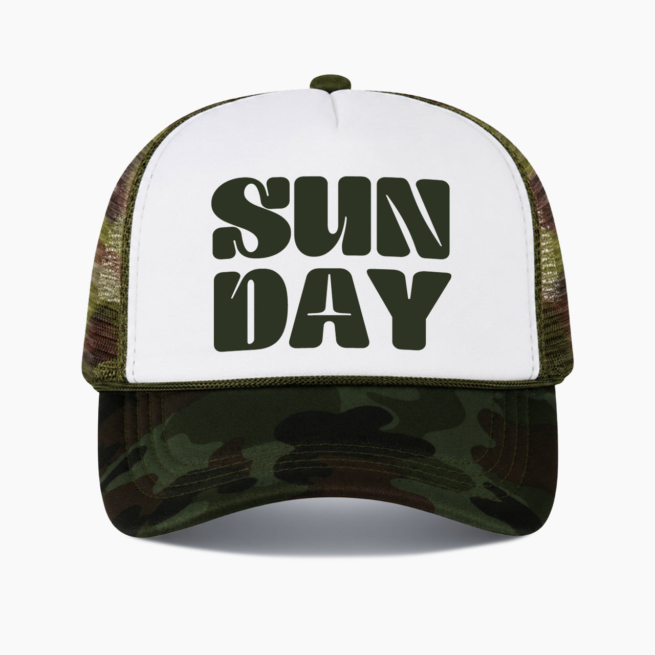 Sunday Colorblock Trucker Hat