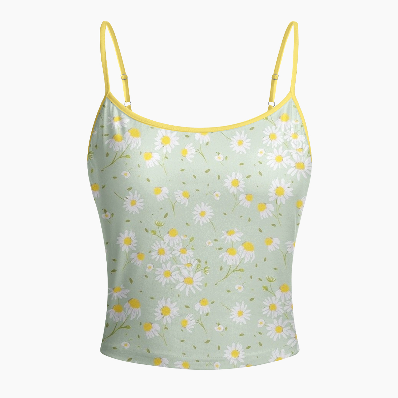 Spring Daisy Spaghetti Strap Top