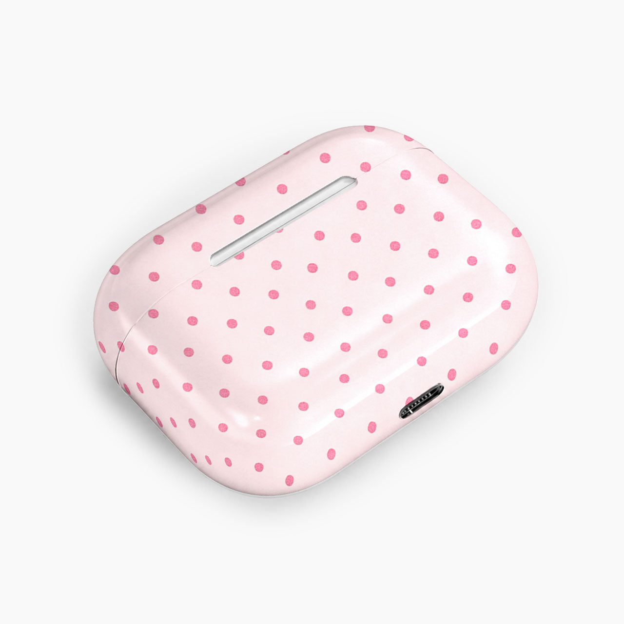 Soft Pink Polka Dot Sunny Lemon Dots Earphone Case