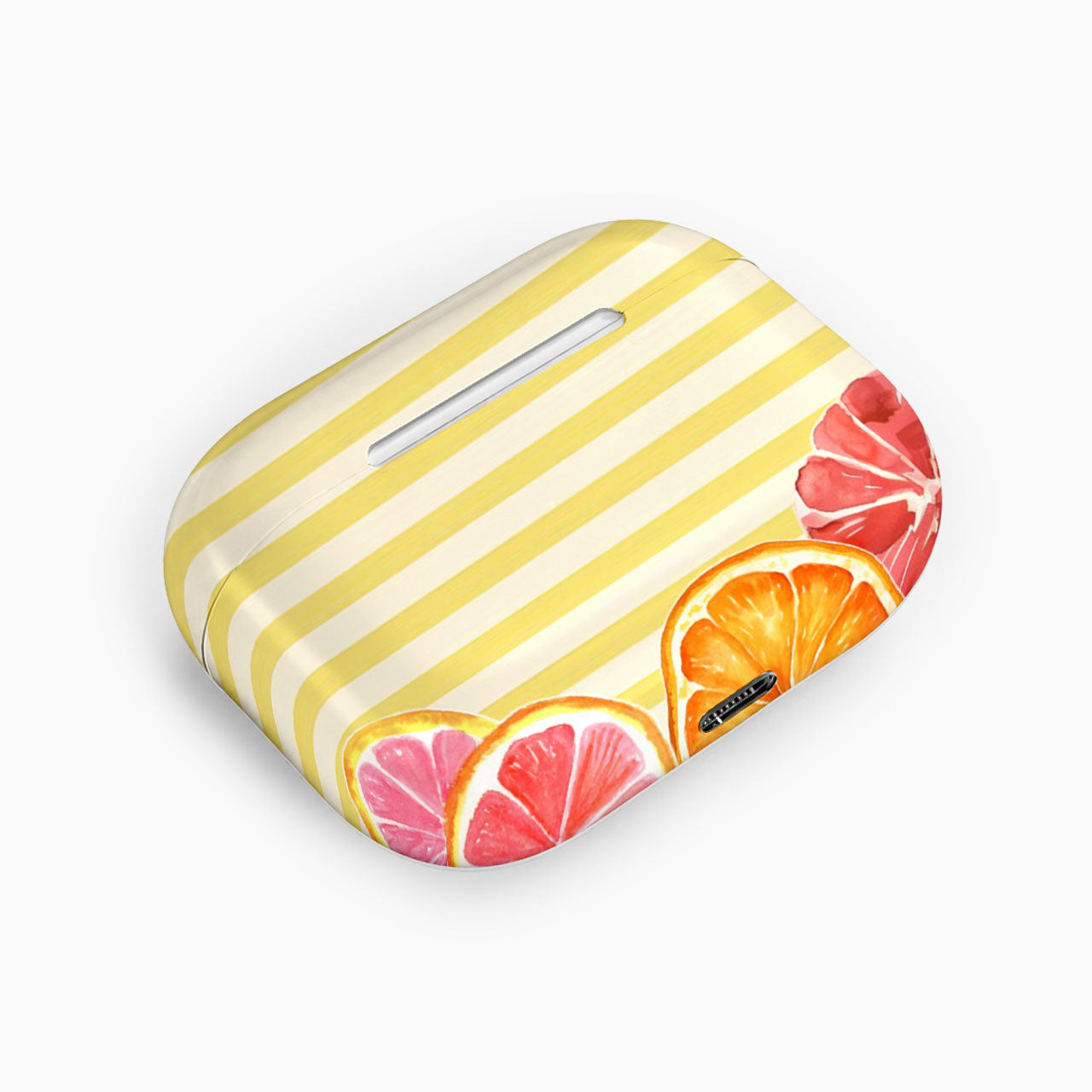 Citrus Sunshine Stripe Earphone Case