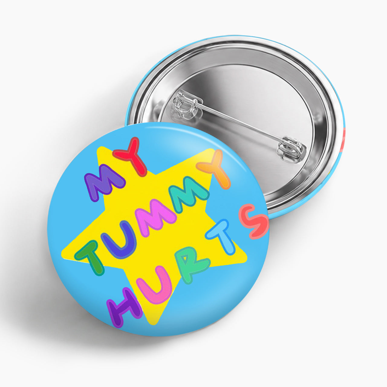 My Tummy Hurts Pin Badge Jellypine